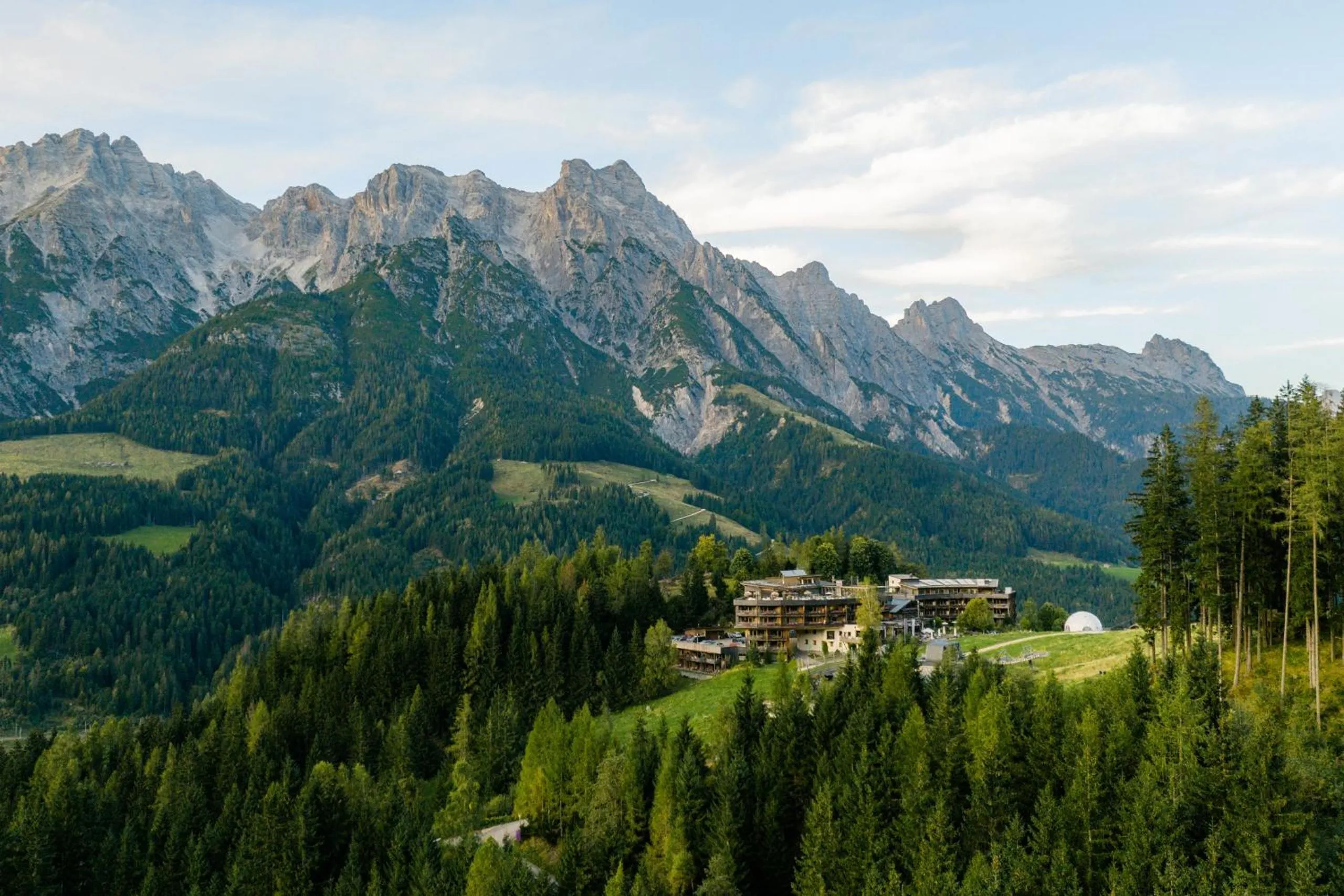 Property building in Holzhotel Forsthofalm