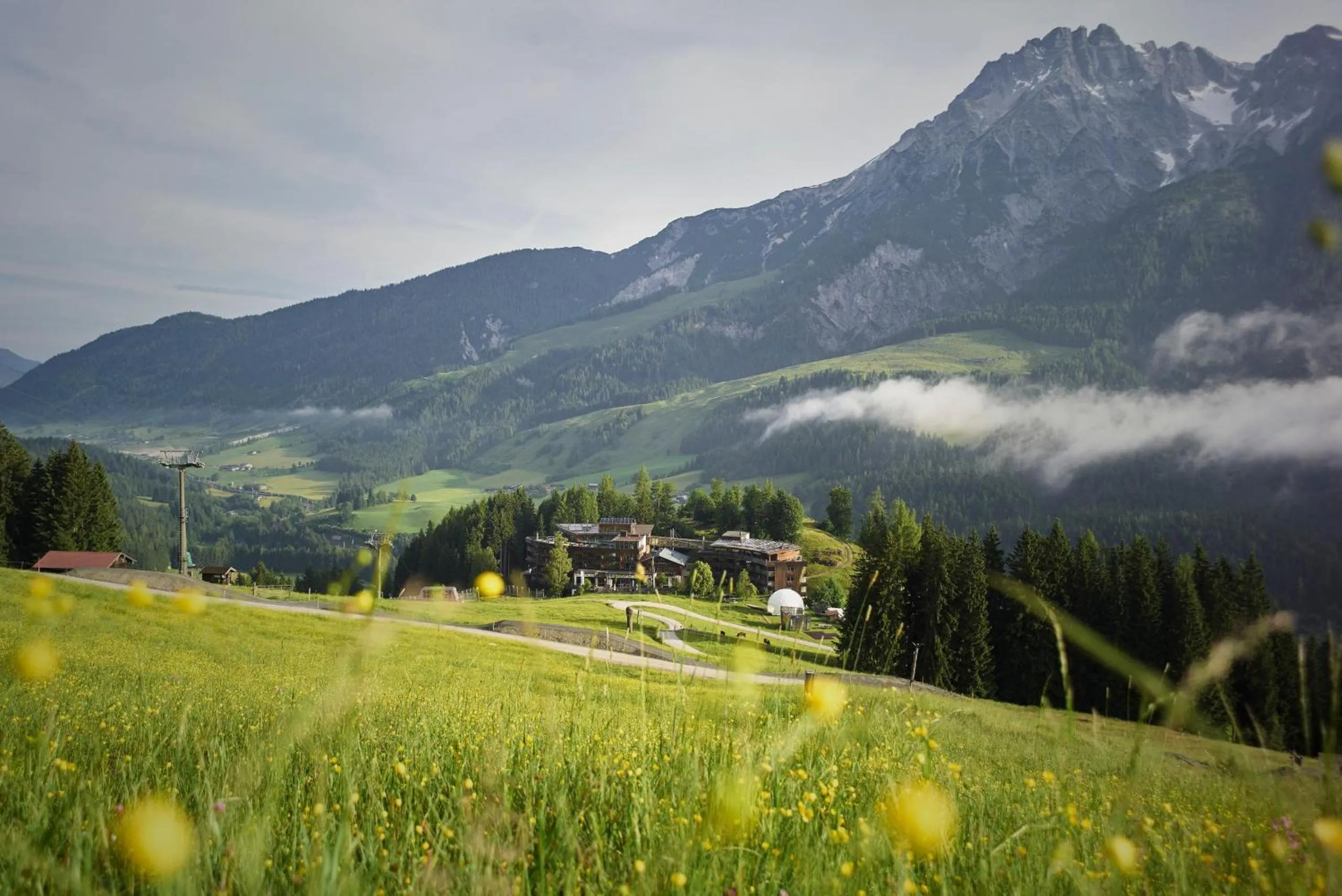 Property building in Holzhotel Forsthofalm