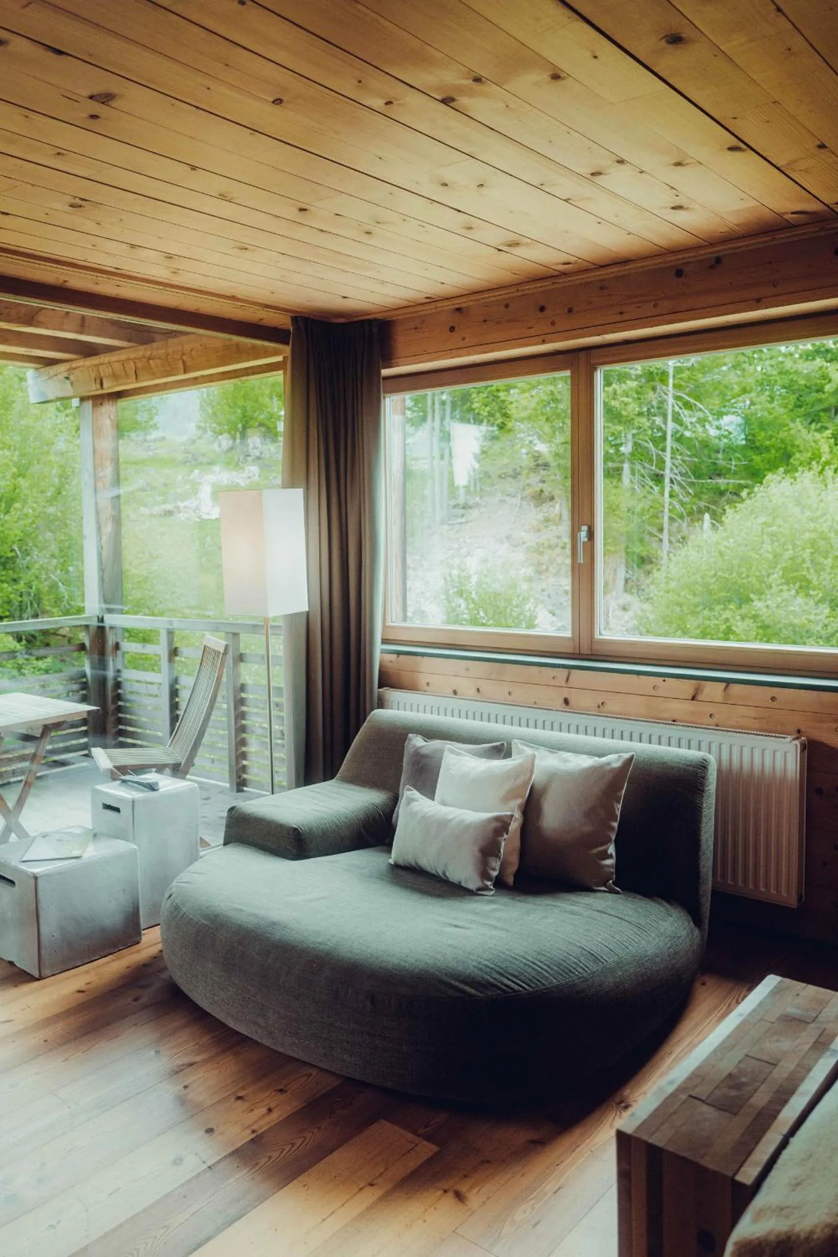 Bedroom in Holzhotel Forsthofalm
