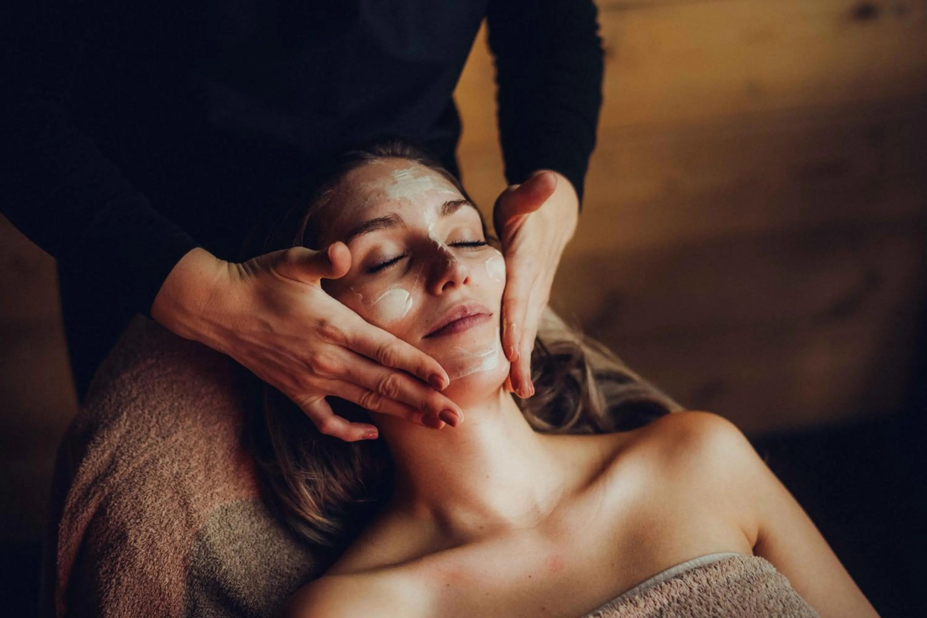 Spa and wellness centre/facilities in Holzhotel Forsthofalm