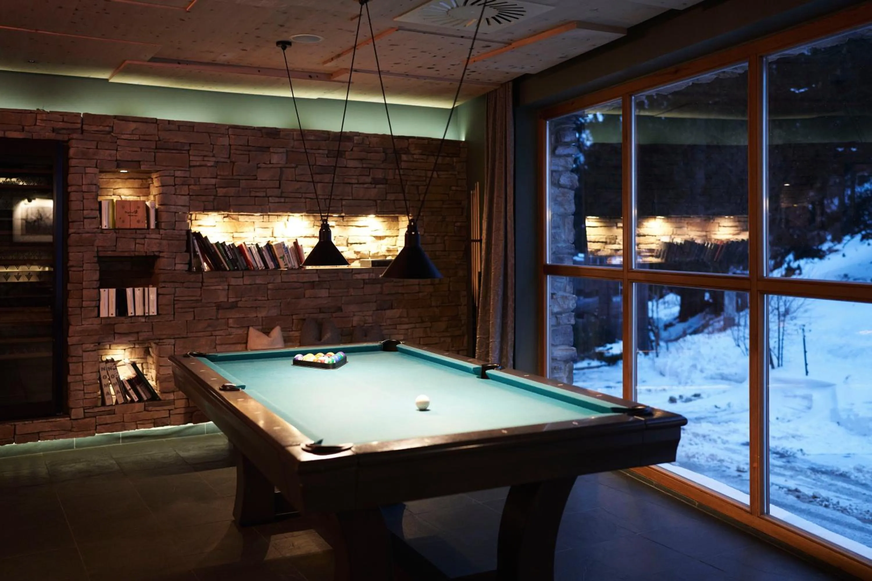 Game Room in Holzhotel Forsthofalm