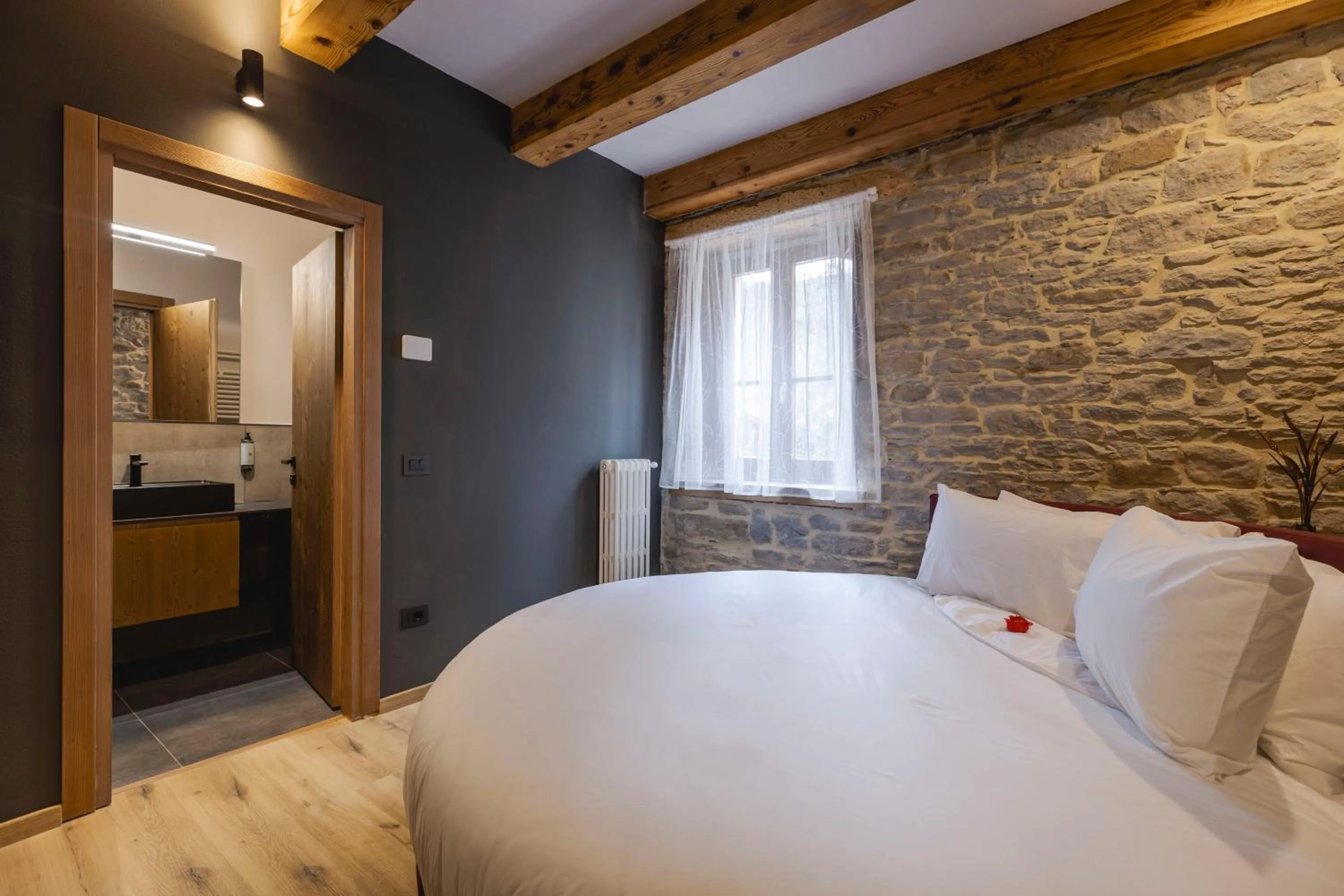 Photo of the whole room, Bed in Granduca Mountain Wellness Apartments Campigna