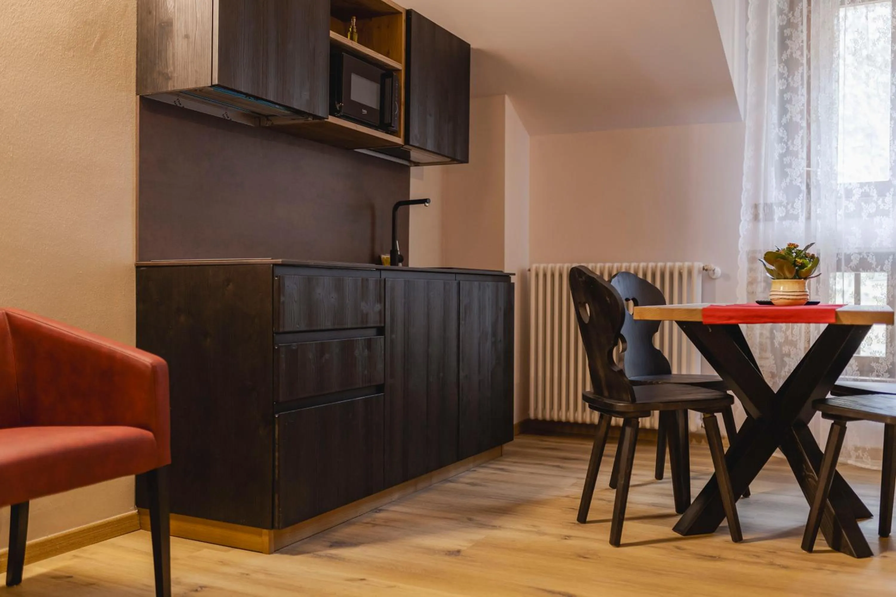 Kitchen or kitchenette in Granduca Mountain Wellness Apartments Campigna