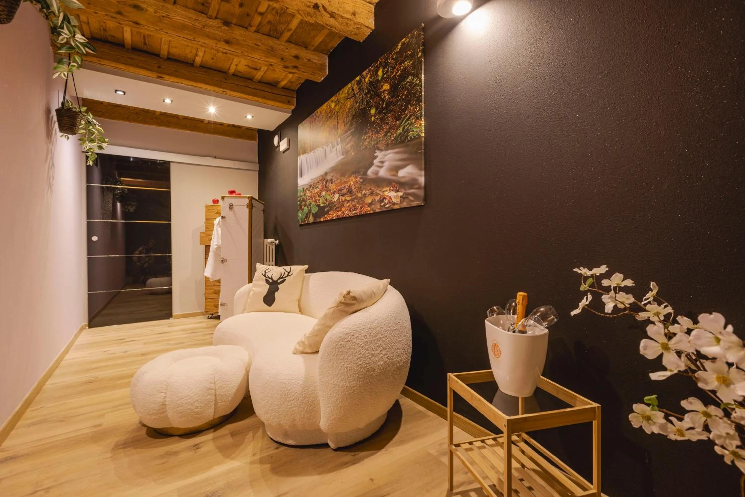 Living room in Granduca Mountain Wellness Apartments Campigna