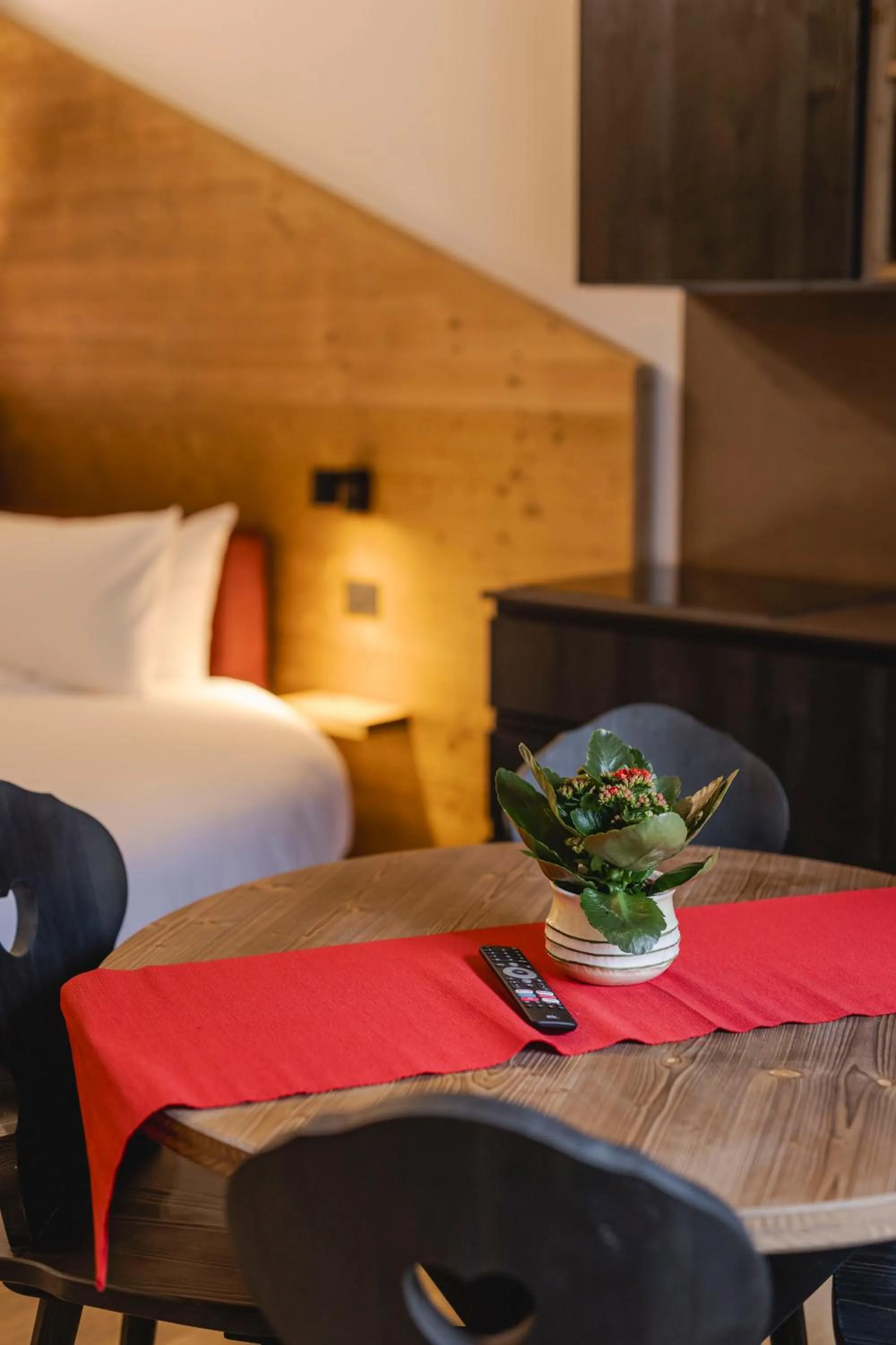 Seating area, Bed in Granduca Mountain Wellness Apartments Campigna