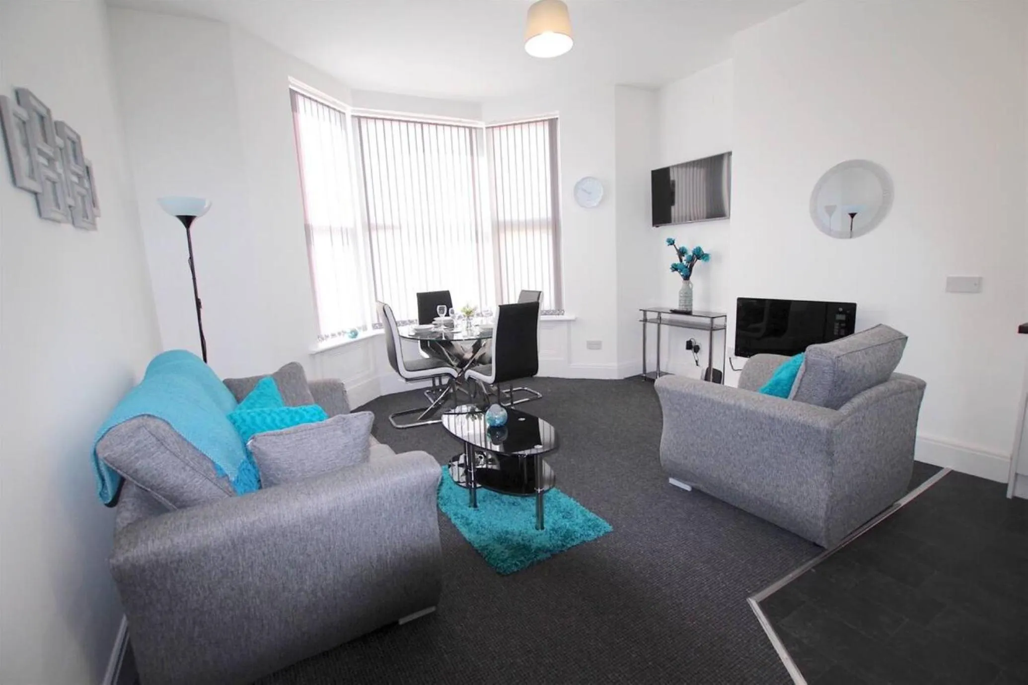 Living room in Coast Accommodation Station Road Apartments