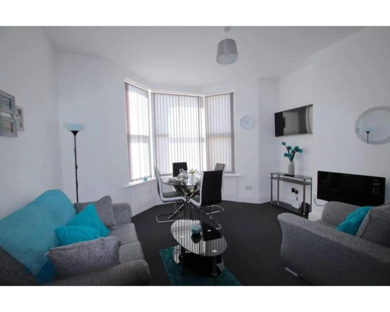 Living room in Coast Accommodation Station Road Apartments