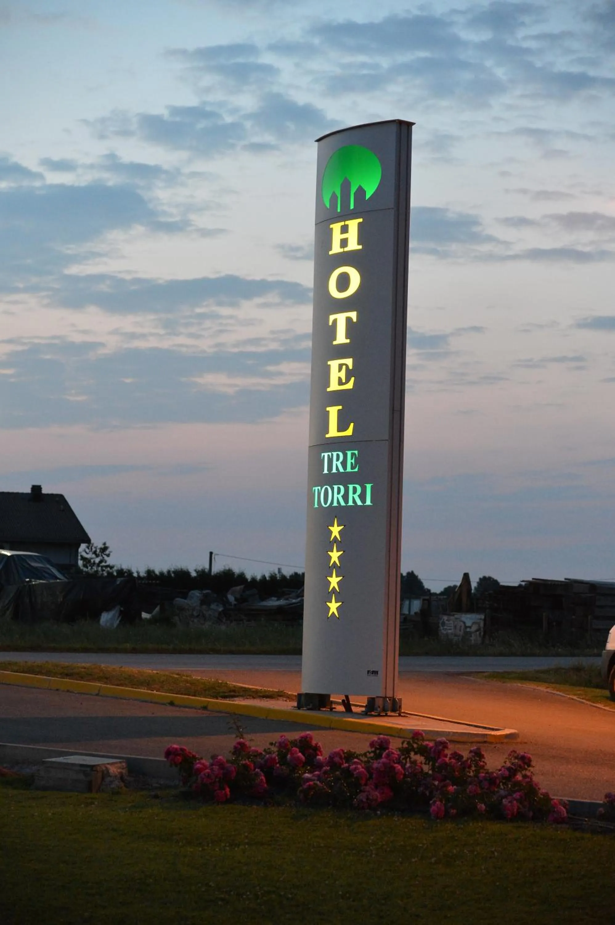 Facade/entrance in Hotel Tre Torri