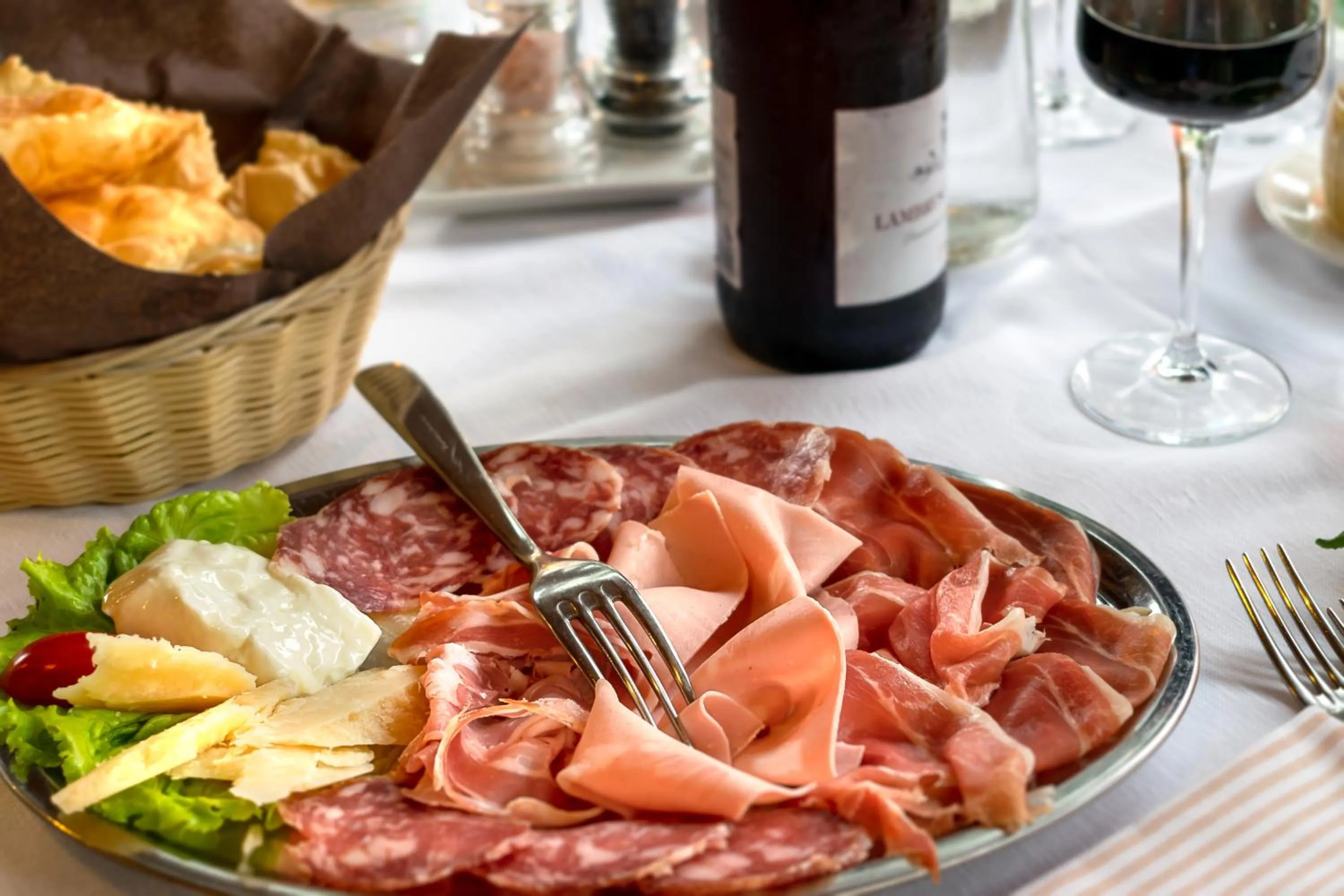 Food close-up in Hotel Tre Torri