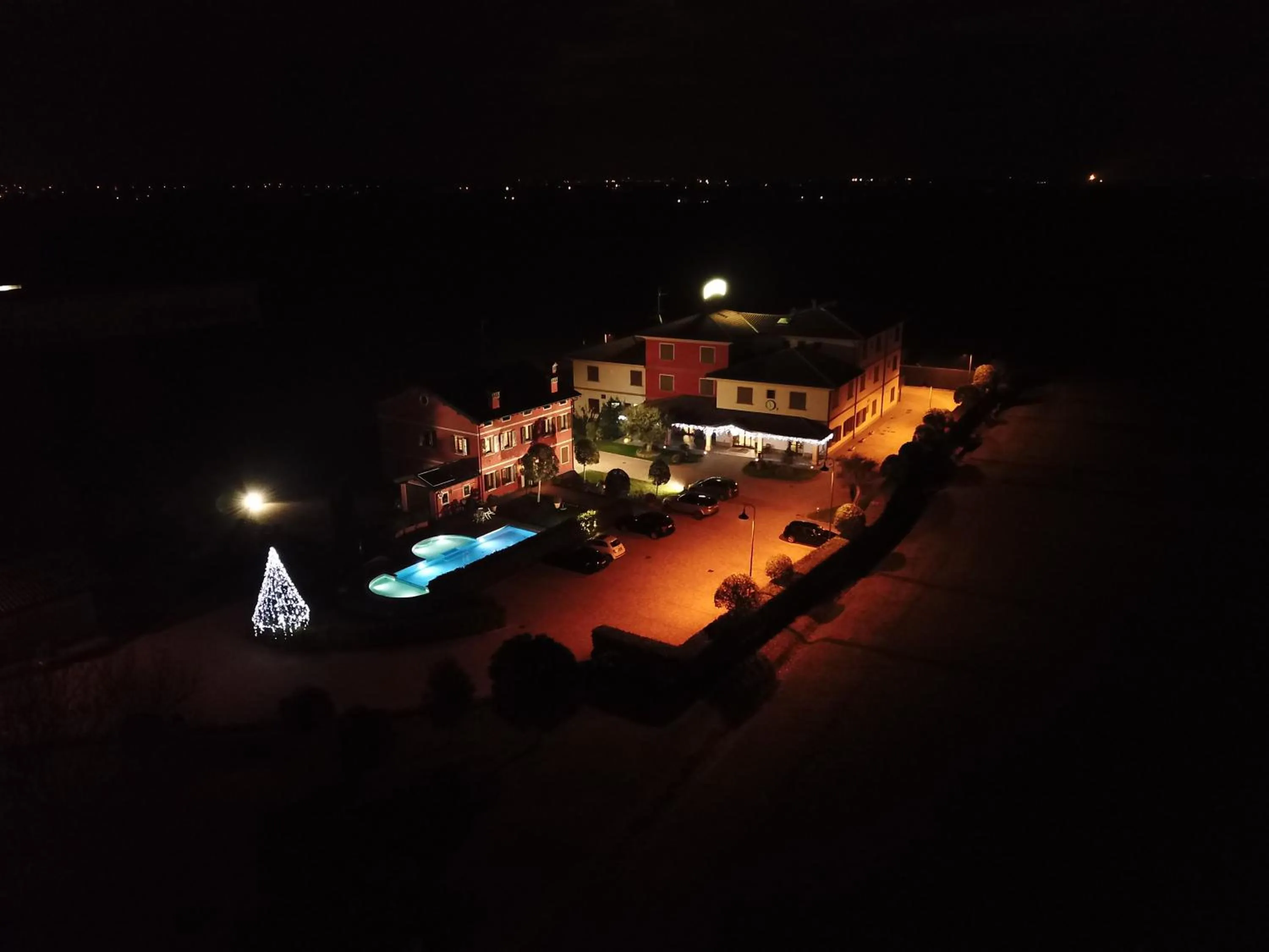 Night in Hotel Tre Torri