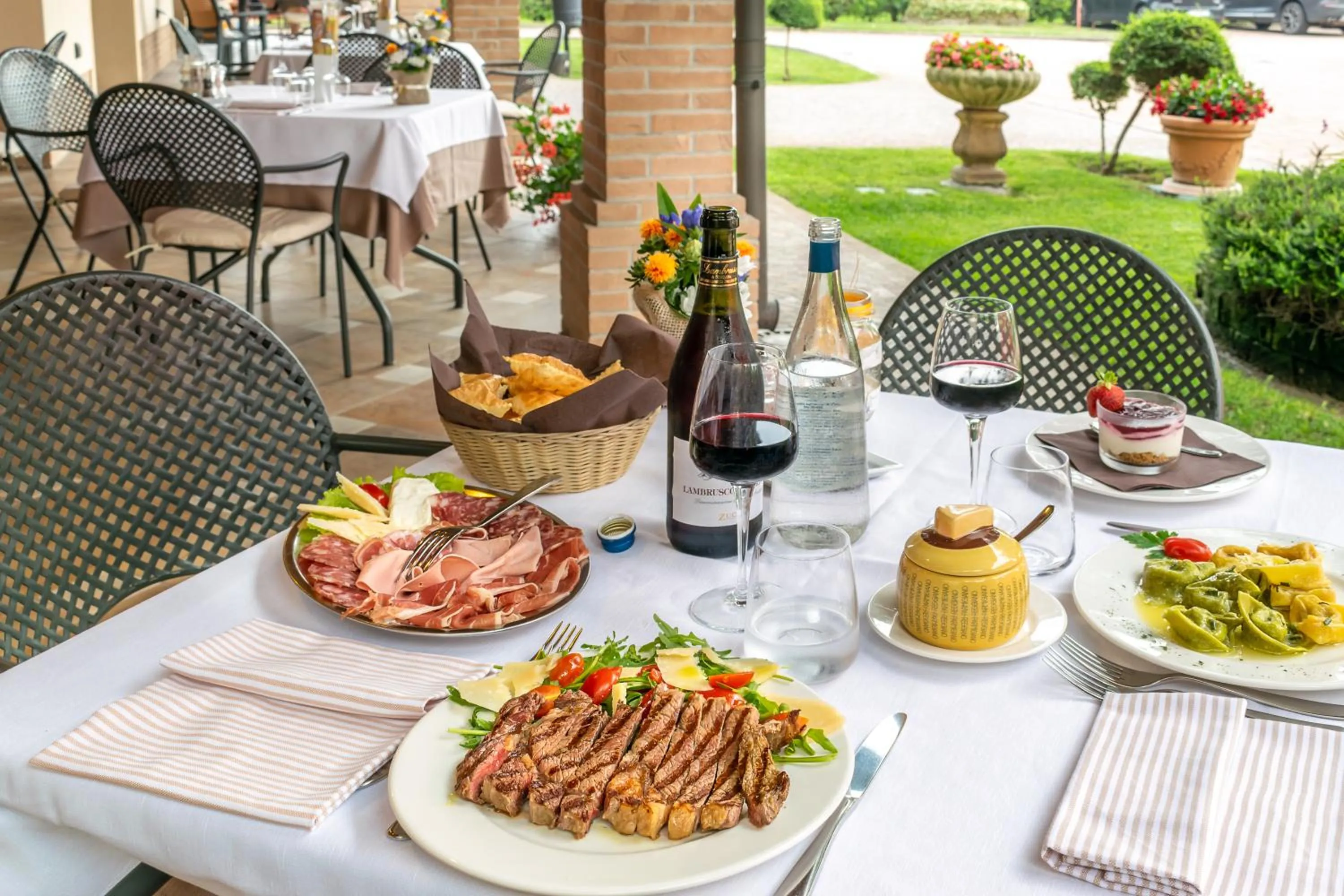 Food close-up in Hotel Tre Torri