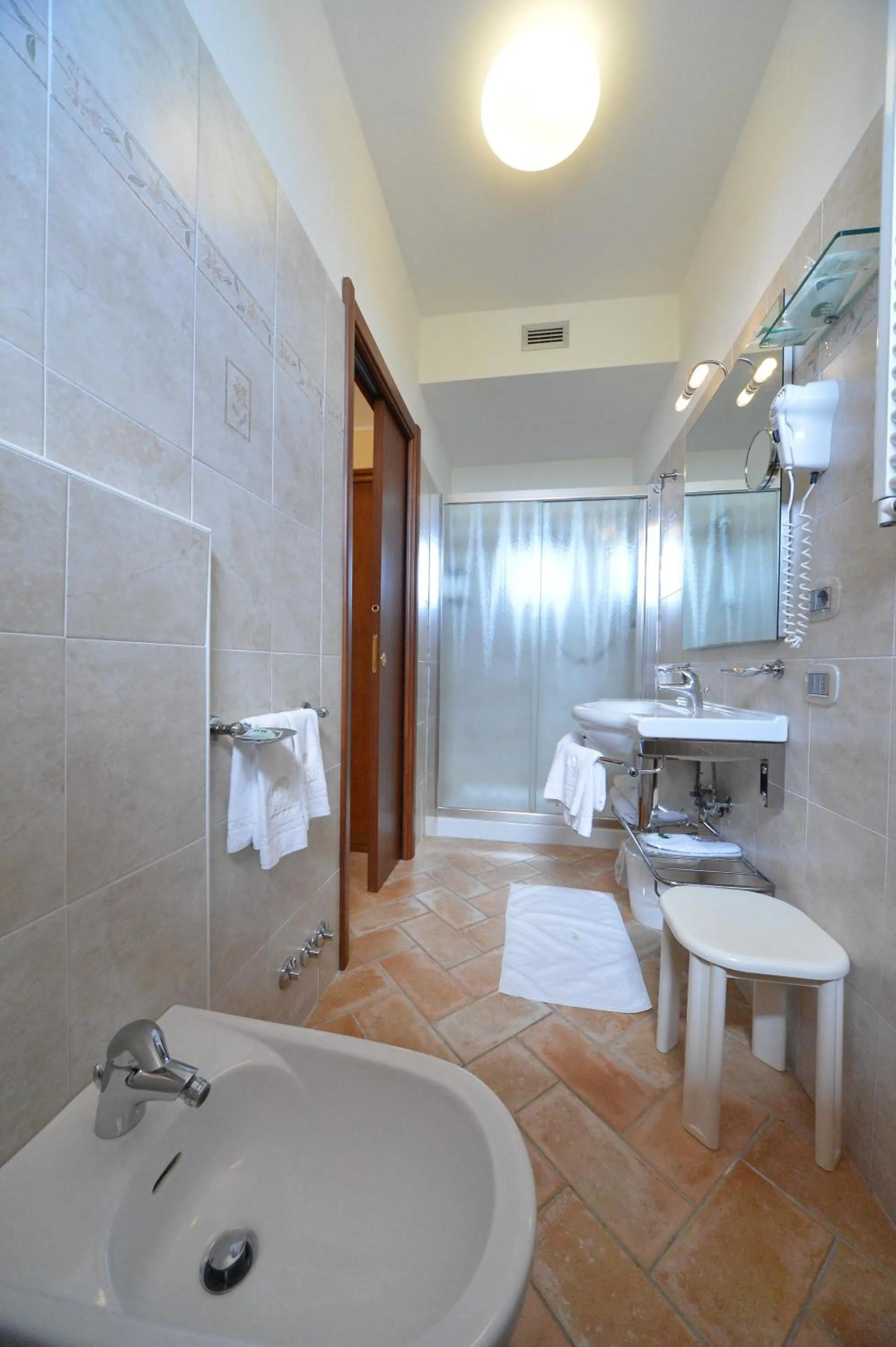 Bathroom in Hotel Tre Torri