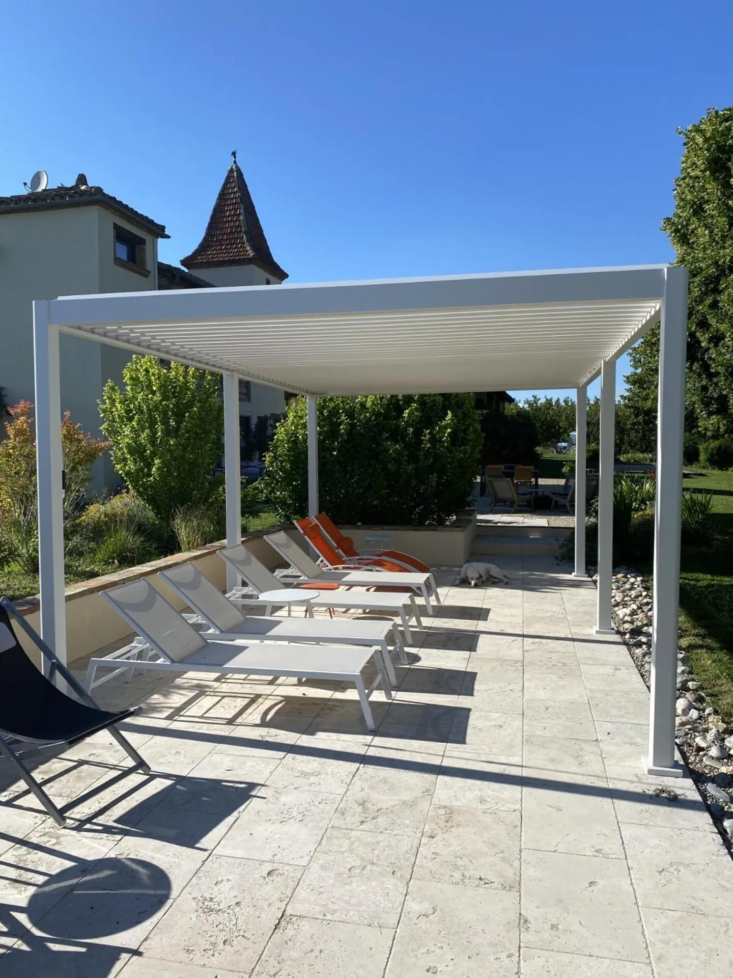 Patio in Aux Coteaux d'Aussac
