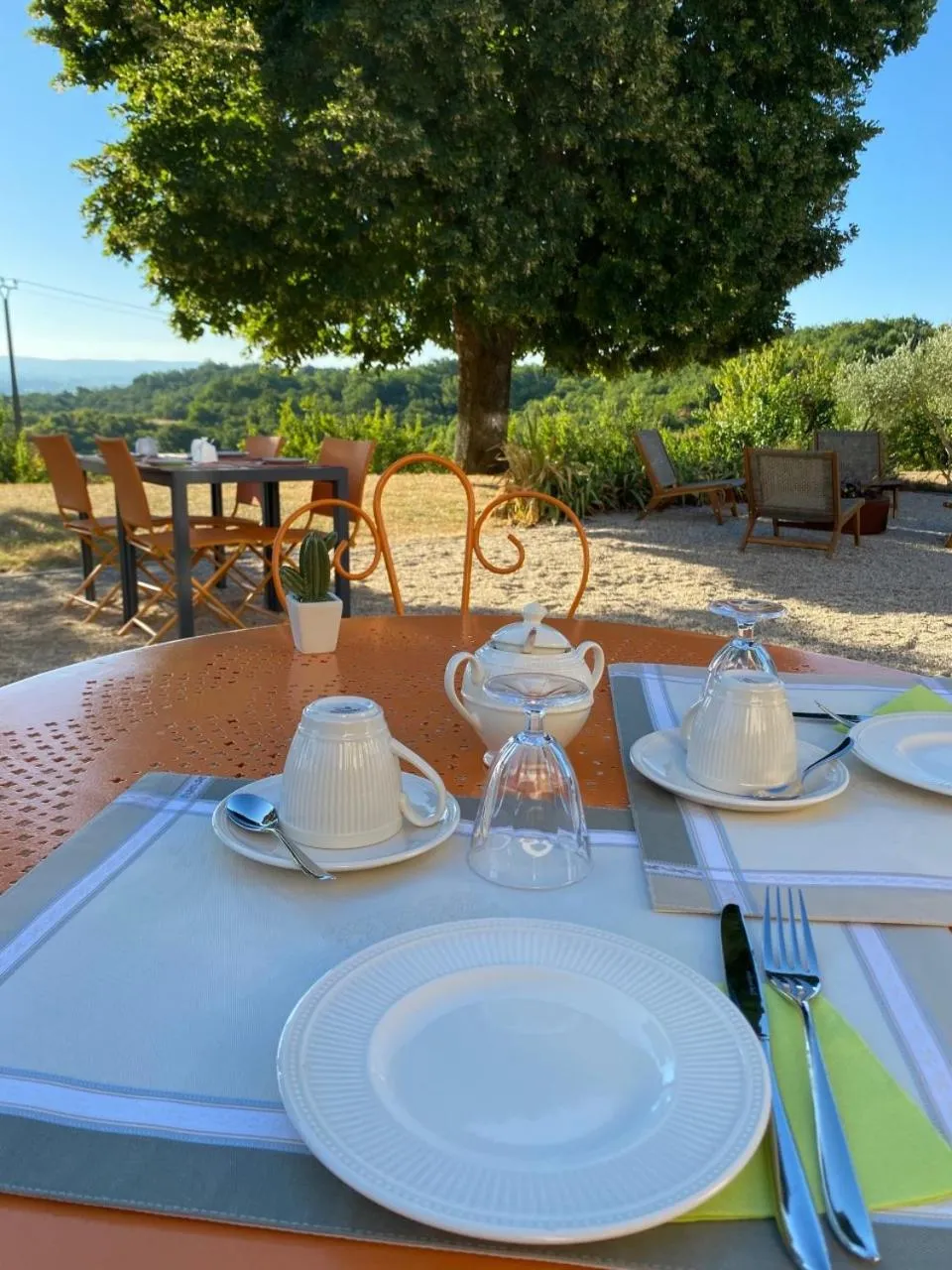 Breakfast in Aux Coteaux d'Aussac