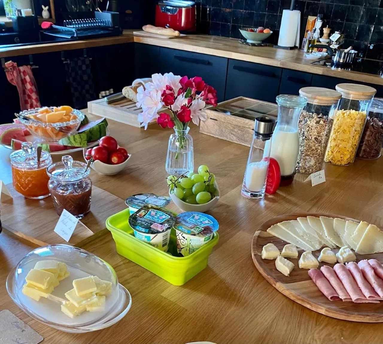 Breakfast in Aux Coteaux d'Aussac