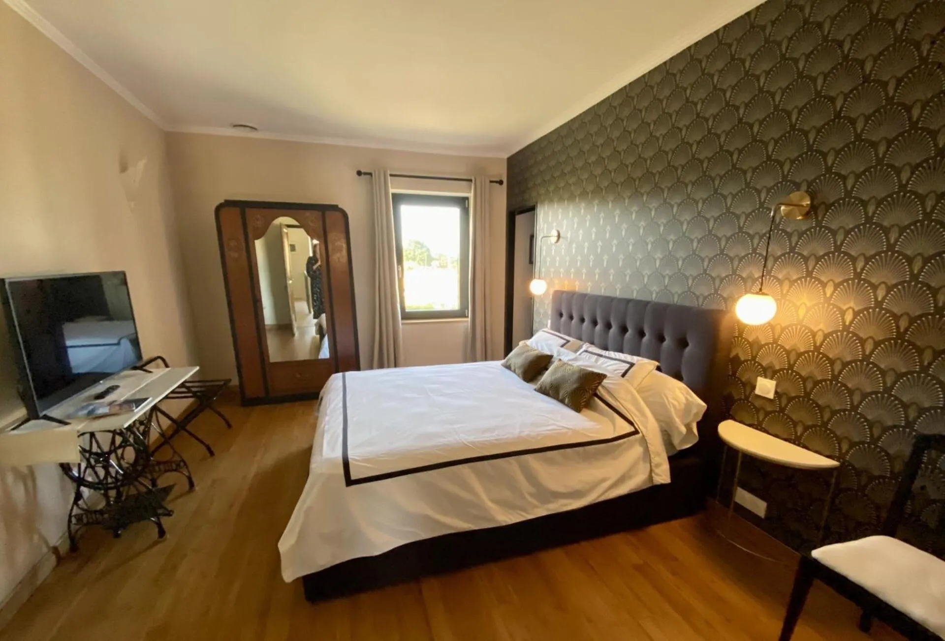 Bedroom, Bed in Aux Coteaux d'Aussac