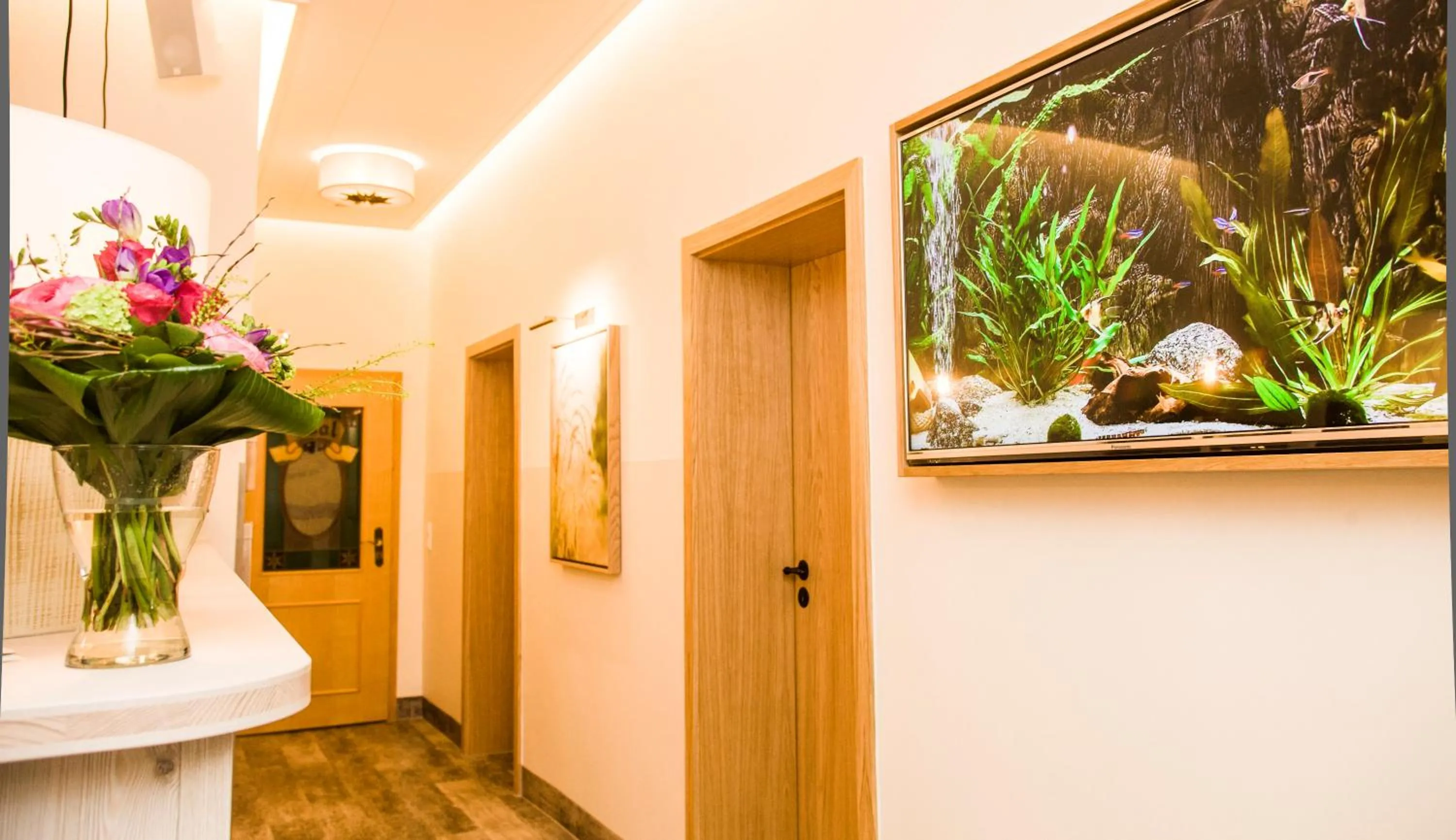 Lobby or reception in Lindenhaus Scharfe Kurve