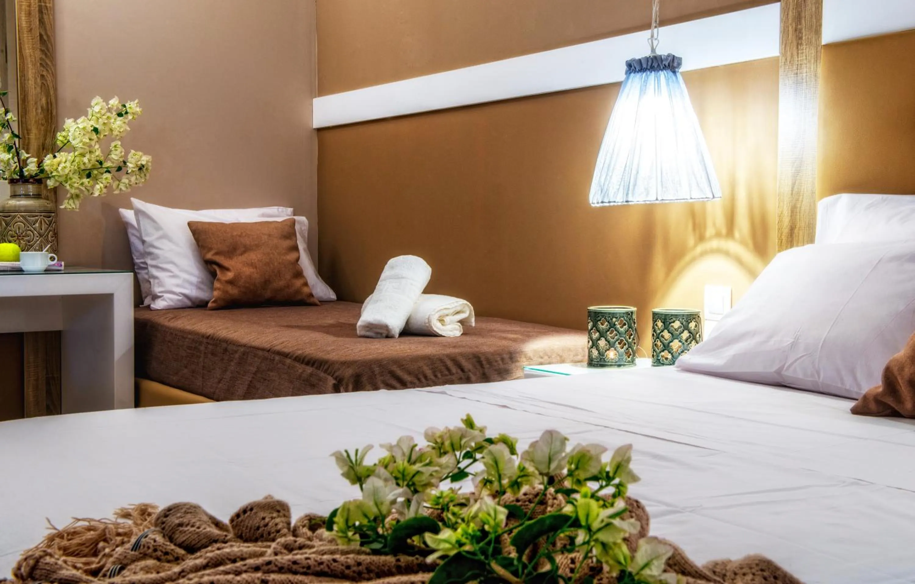 Decorative detail, Bed in Lino Mare Boutique Hotel