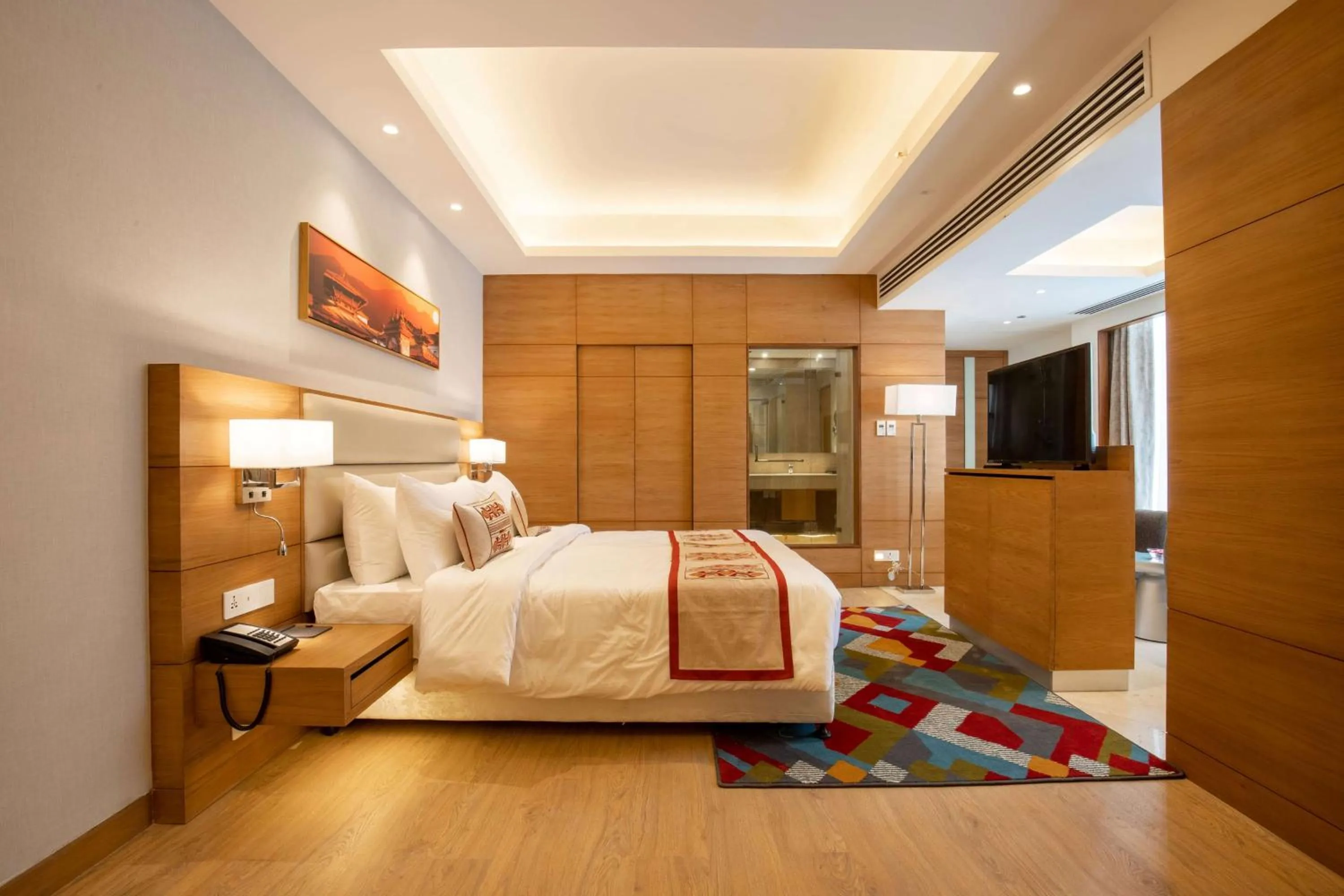 Photo of the whole room, Bed in Ramada Encore by Wyndham Kathmandu Thamel