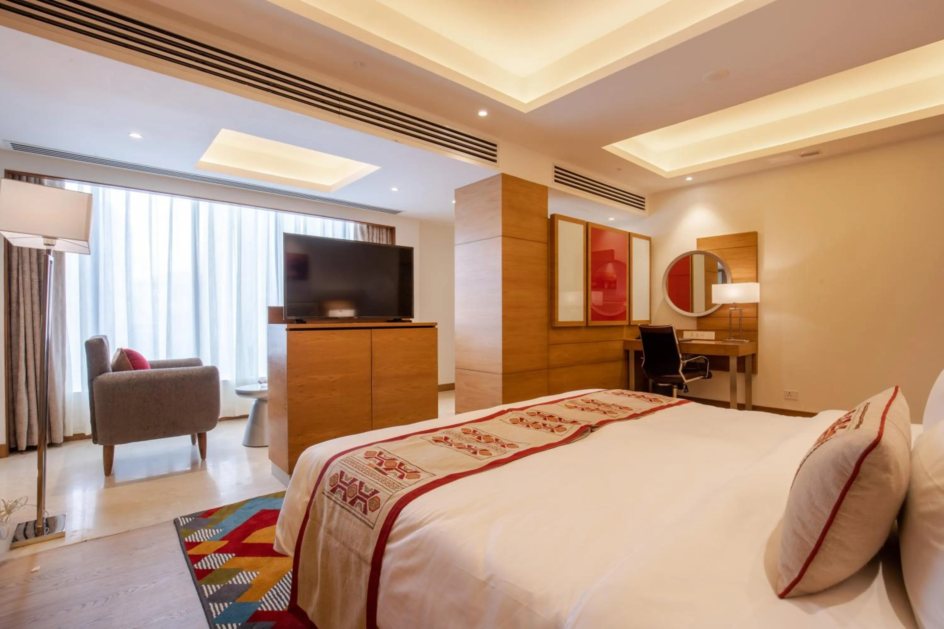 Bedroom, Bed in Ramada Encore by Wyndham Kathmandu Thamel