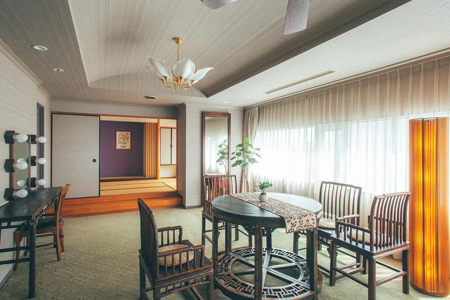 Dining area in Kakegawa Grand Hotel