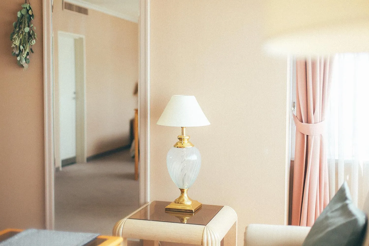 Decorative detail, Bed in Kakegawa Grand Hotel