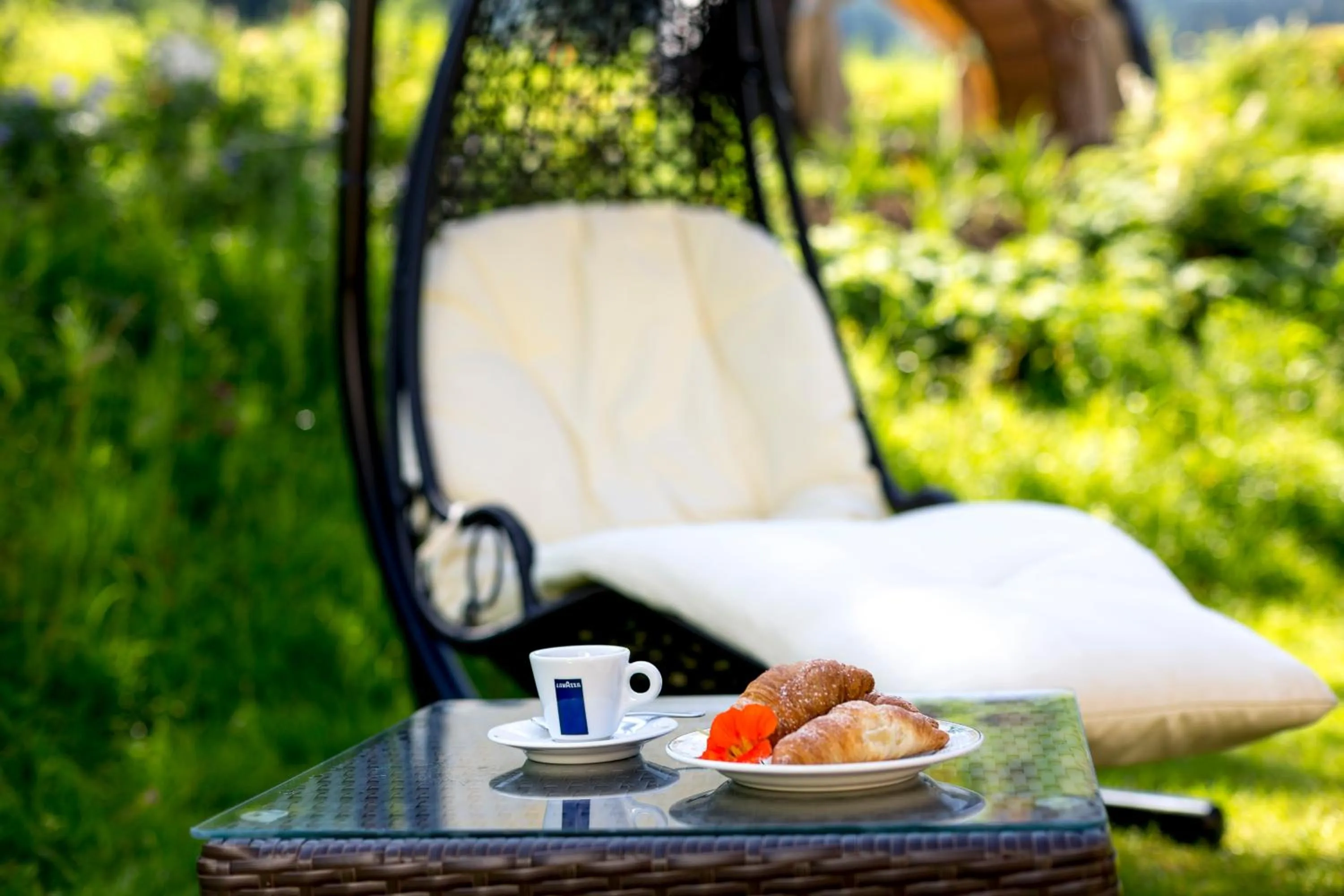 Garden view in Family & Sporthotel Kärntnerhof