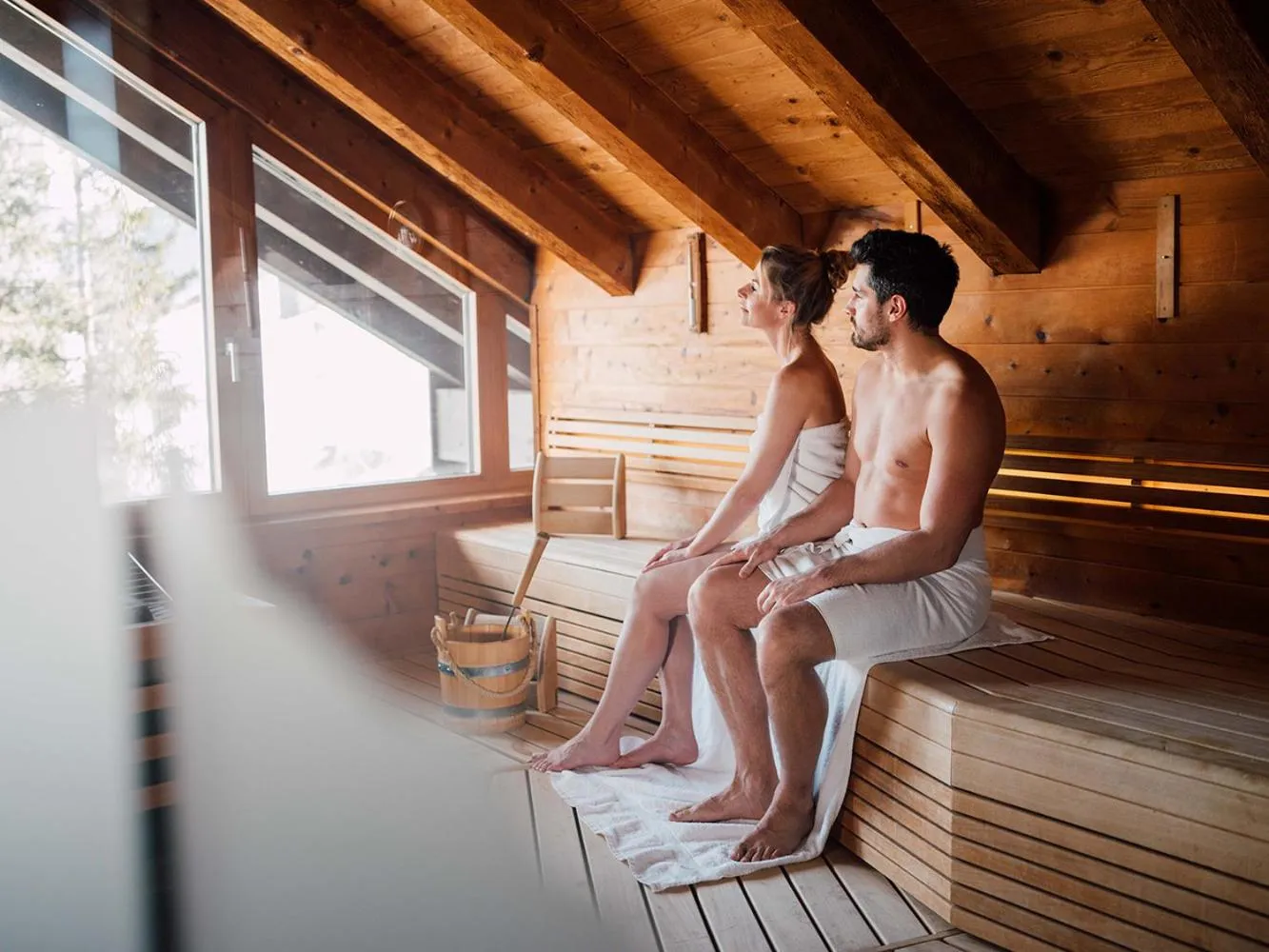 Sauna in Hotel Der Löwe LEBE FREI