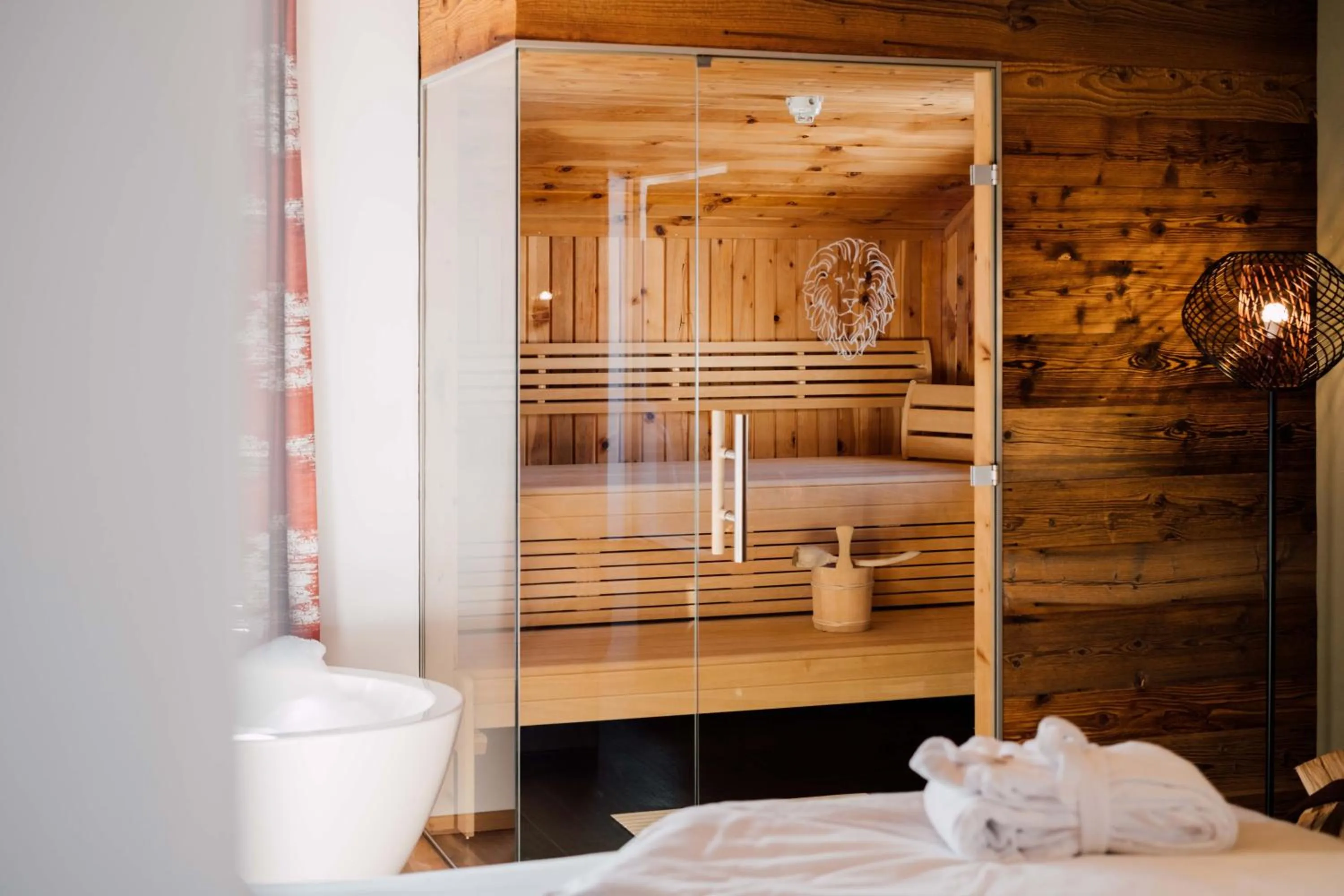 Sauna in Hotel Der Löwe LEBE FREI