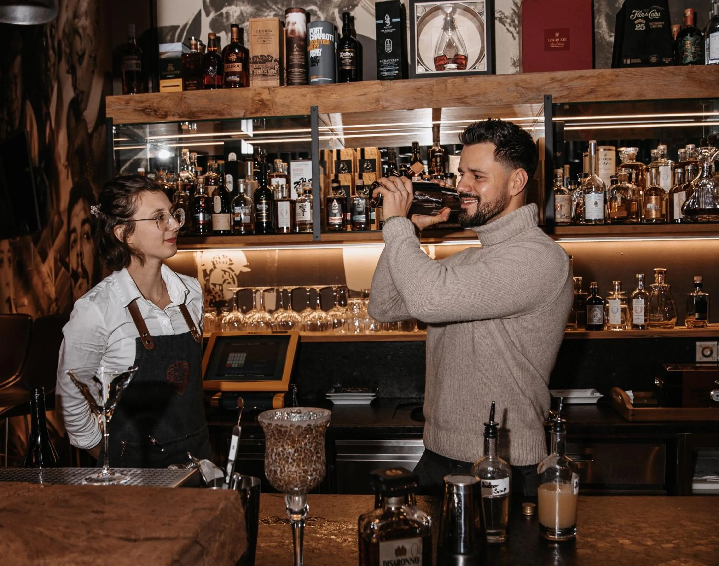 Lounge or bar in Hotel Der Löwe LEBE FREI