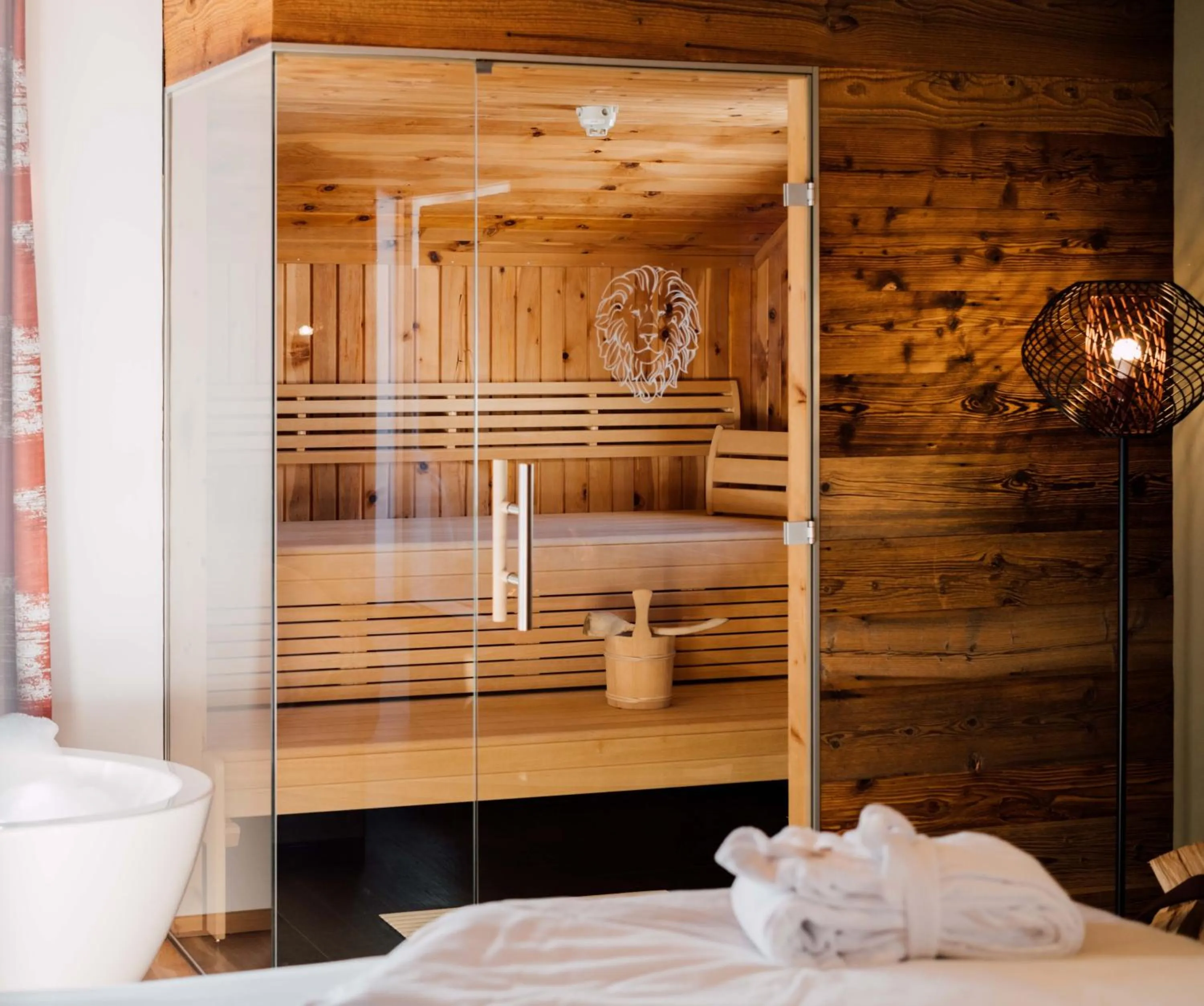 Sauna in Hotel Der Löwe LEBE FREI