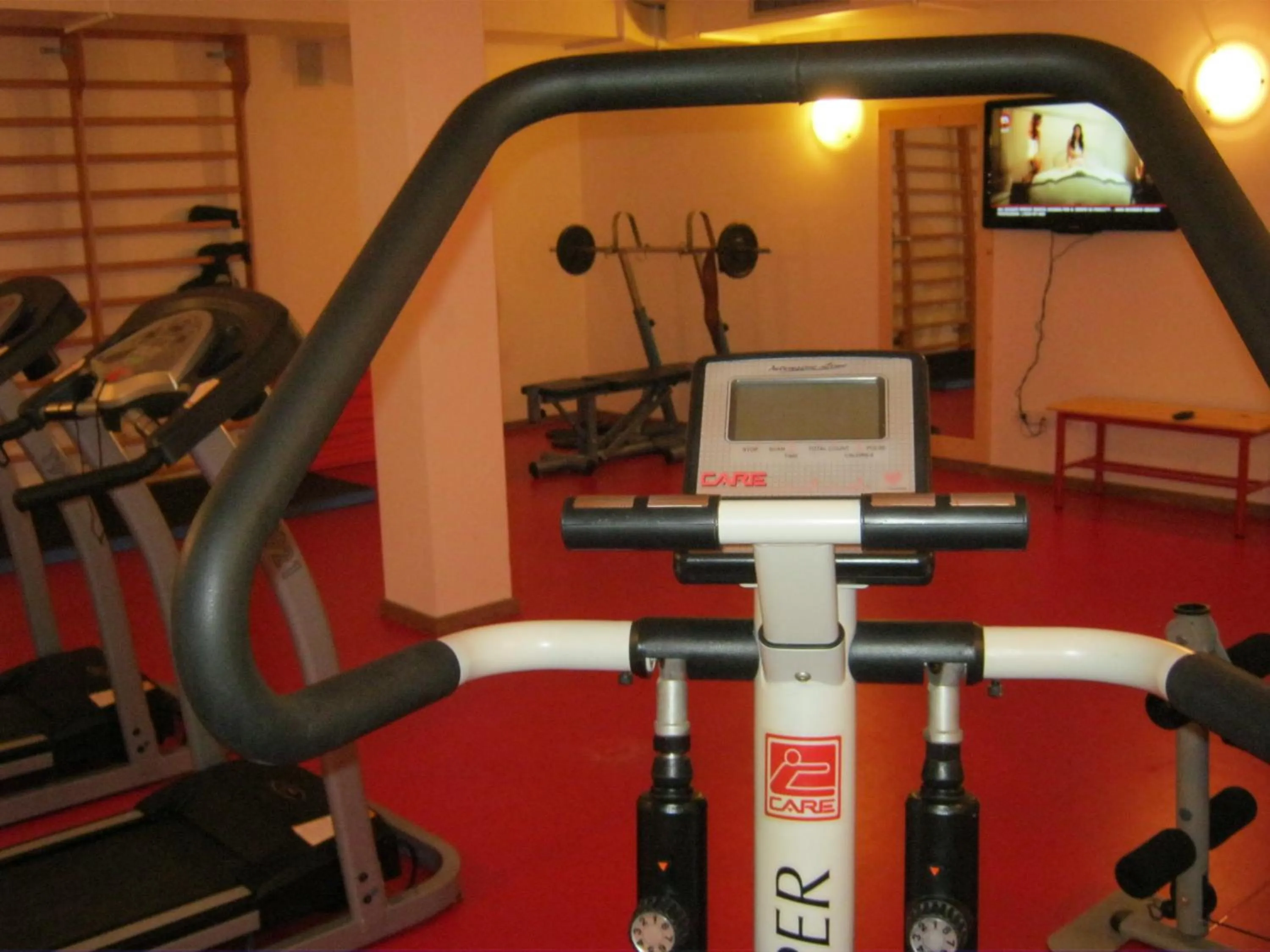 Fitness centre/facilities in Hotel Chalet Giasenei