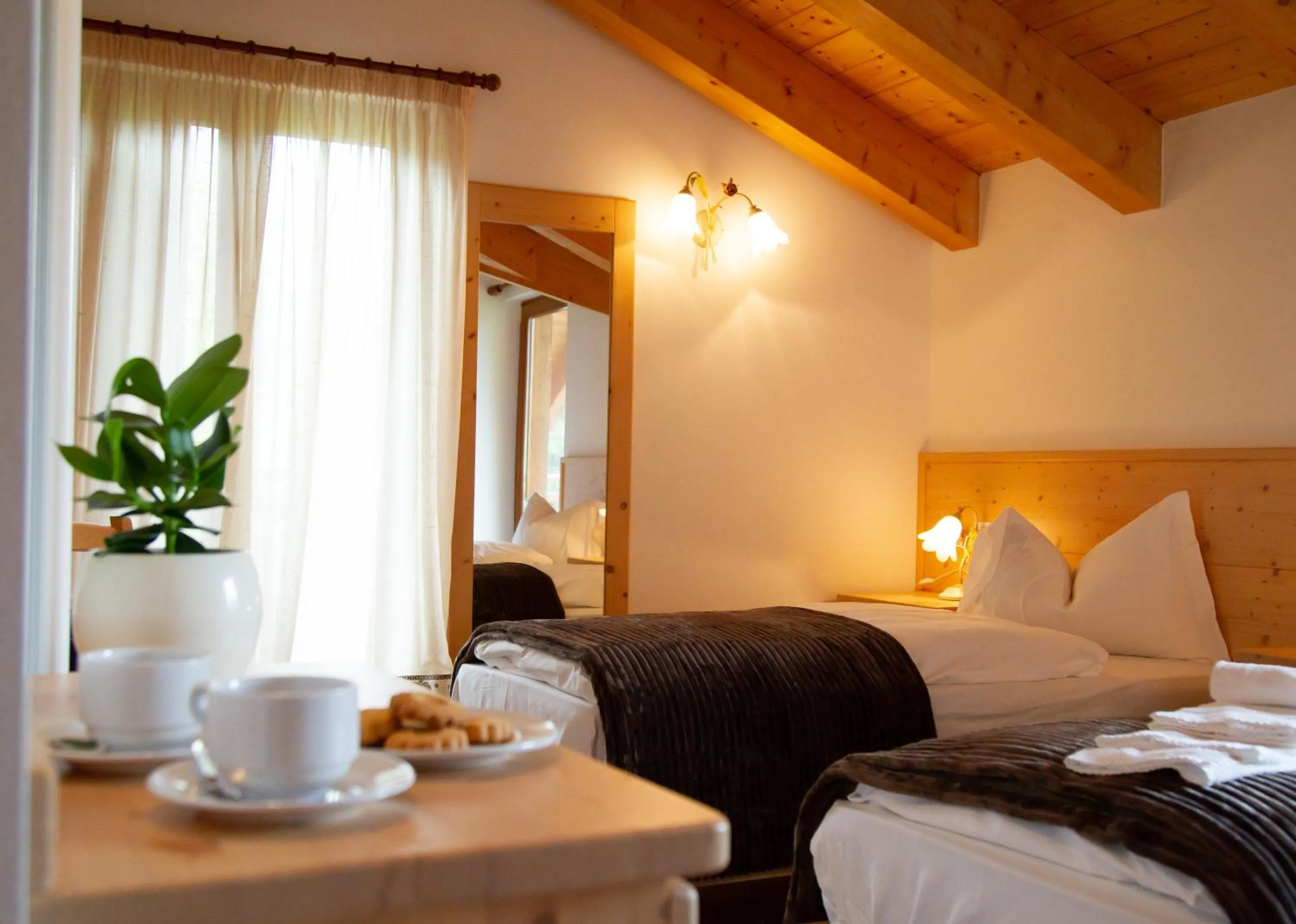 Bed in Hotel Chalet Giasenei