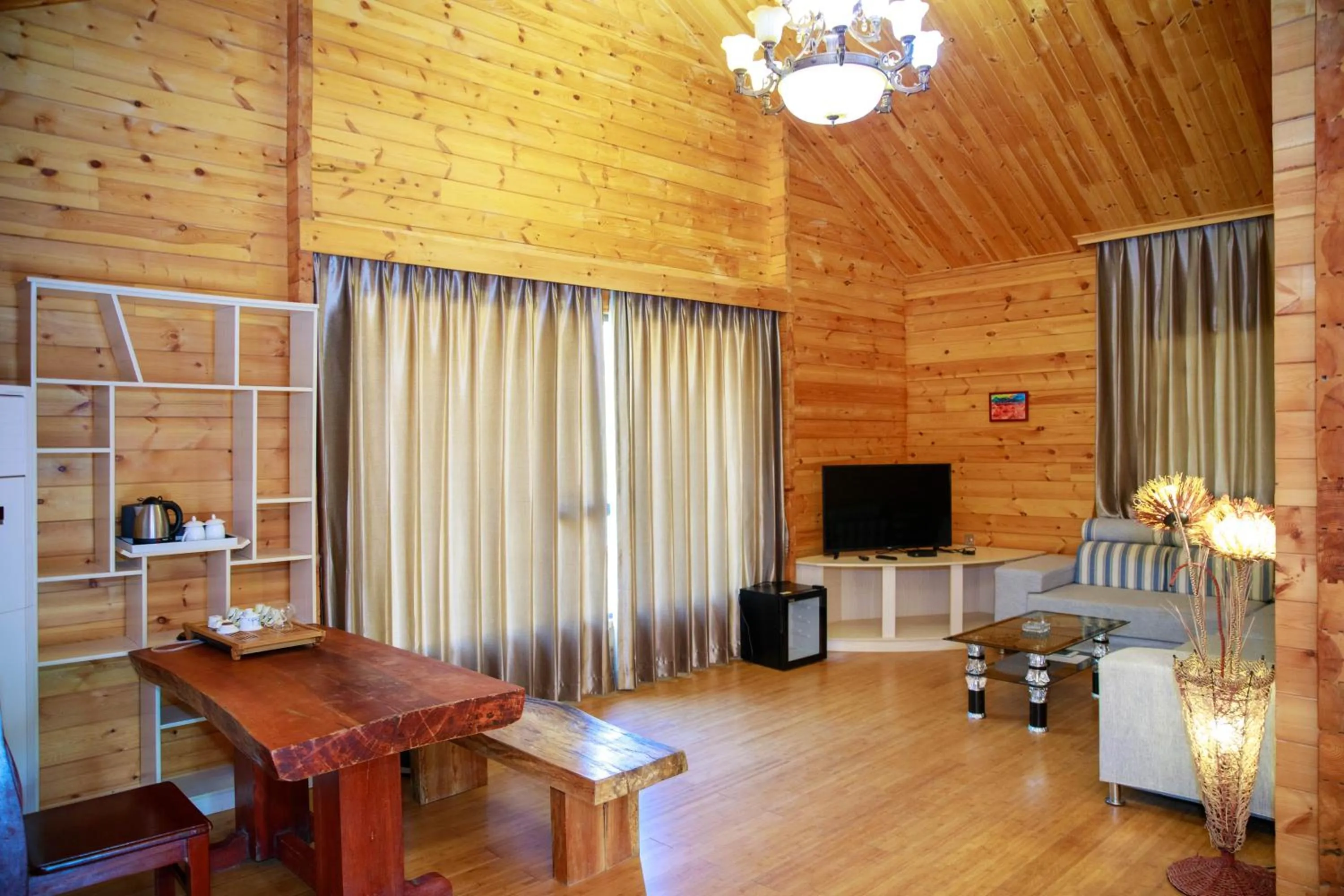 Living room in Dansavanh Namngum Resort