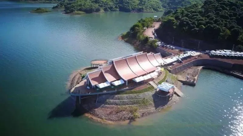 Natural landscape in Dansavanh Namngum Resort