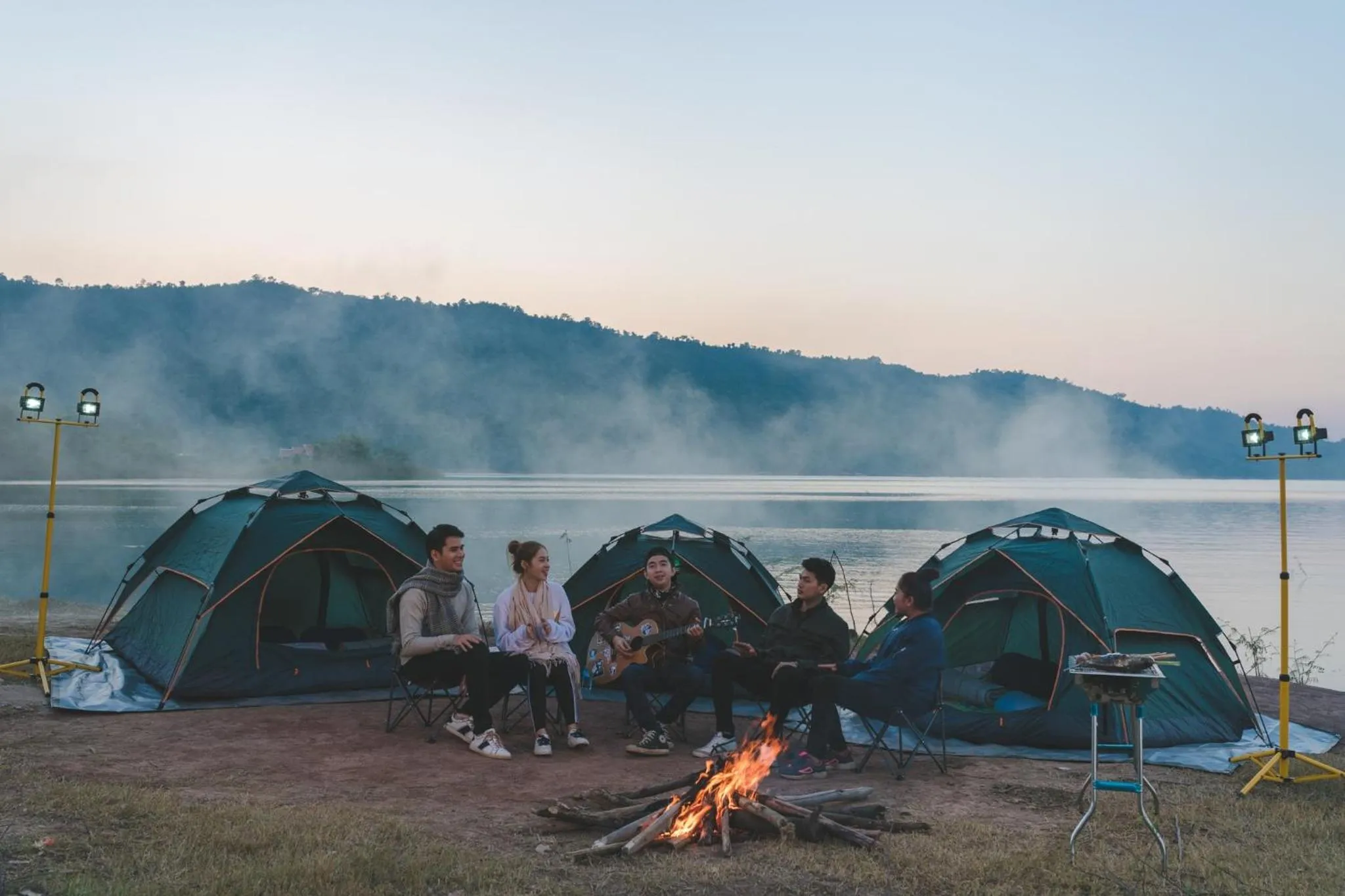 Natural landscape in Dansavanh Namngum Resort