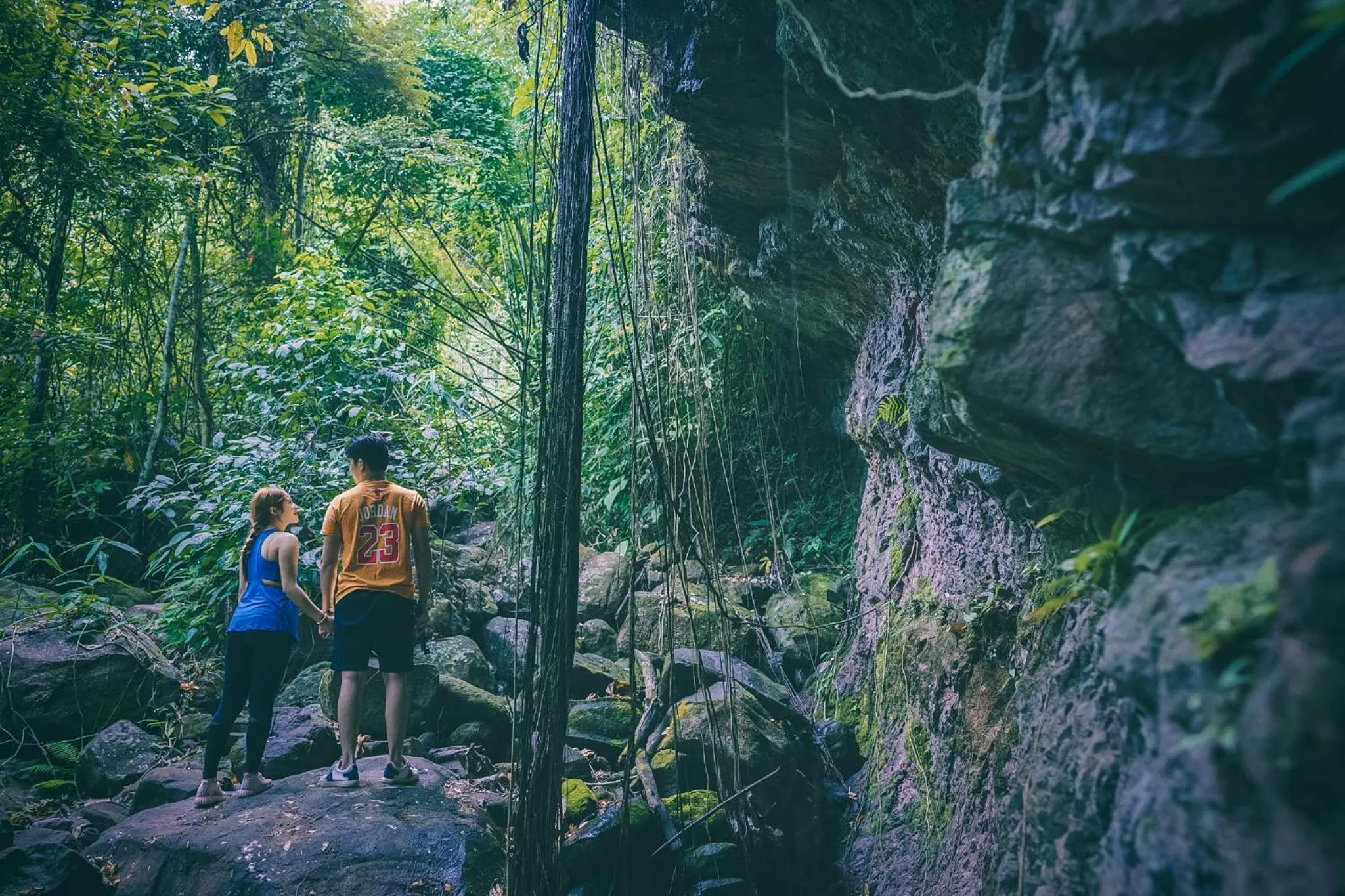 Natural landscape in Dansavanh Namngum Resort