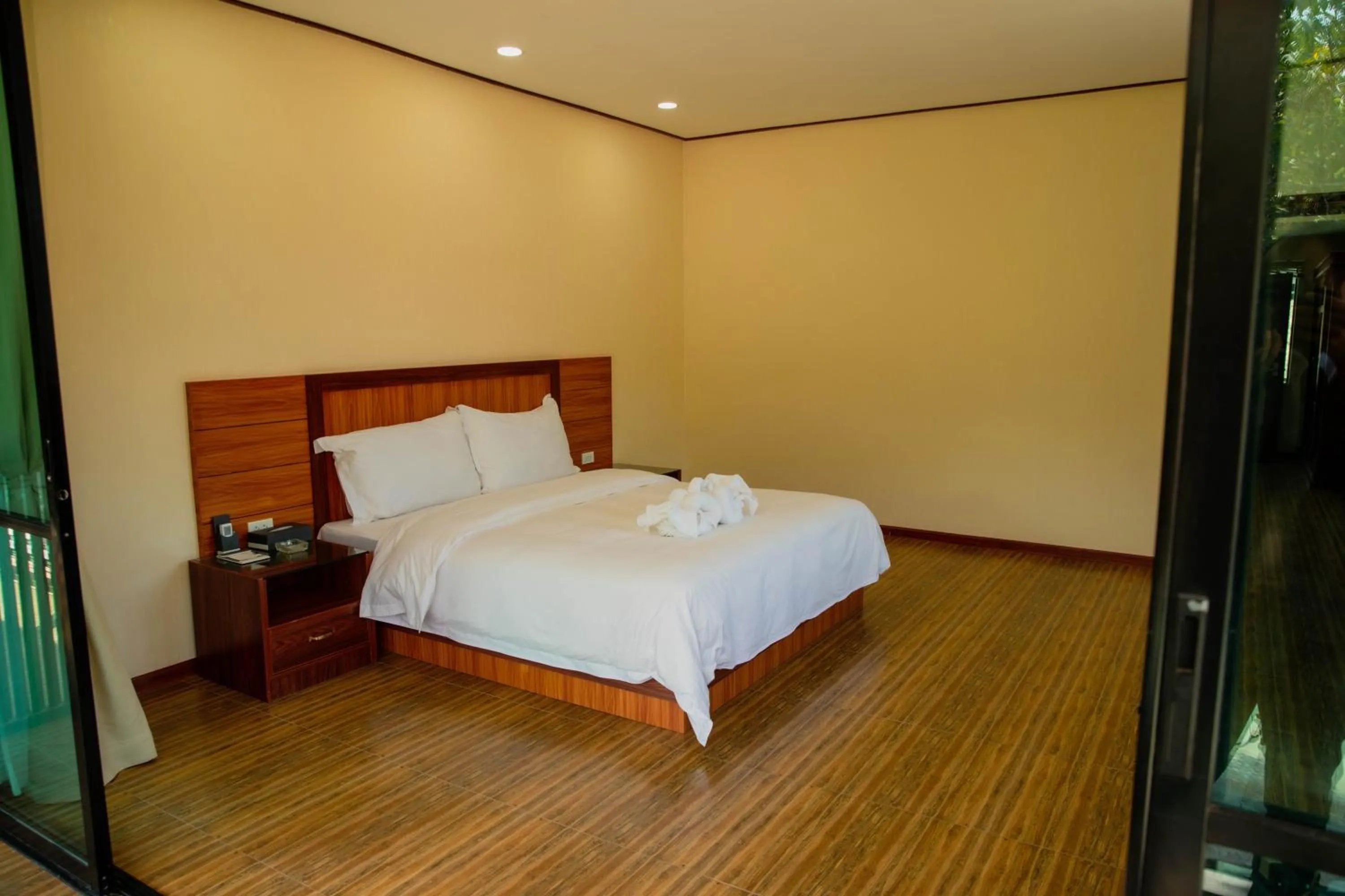 Bed in Dansavanh Namngum Resort