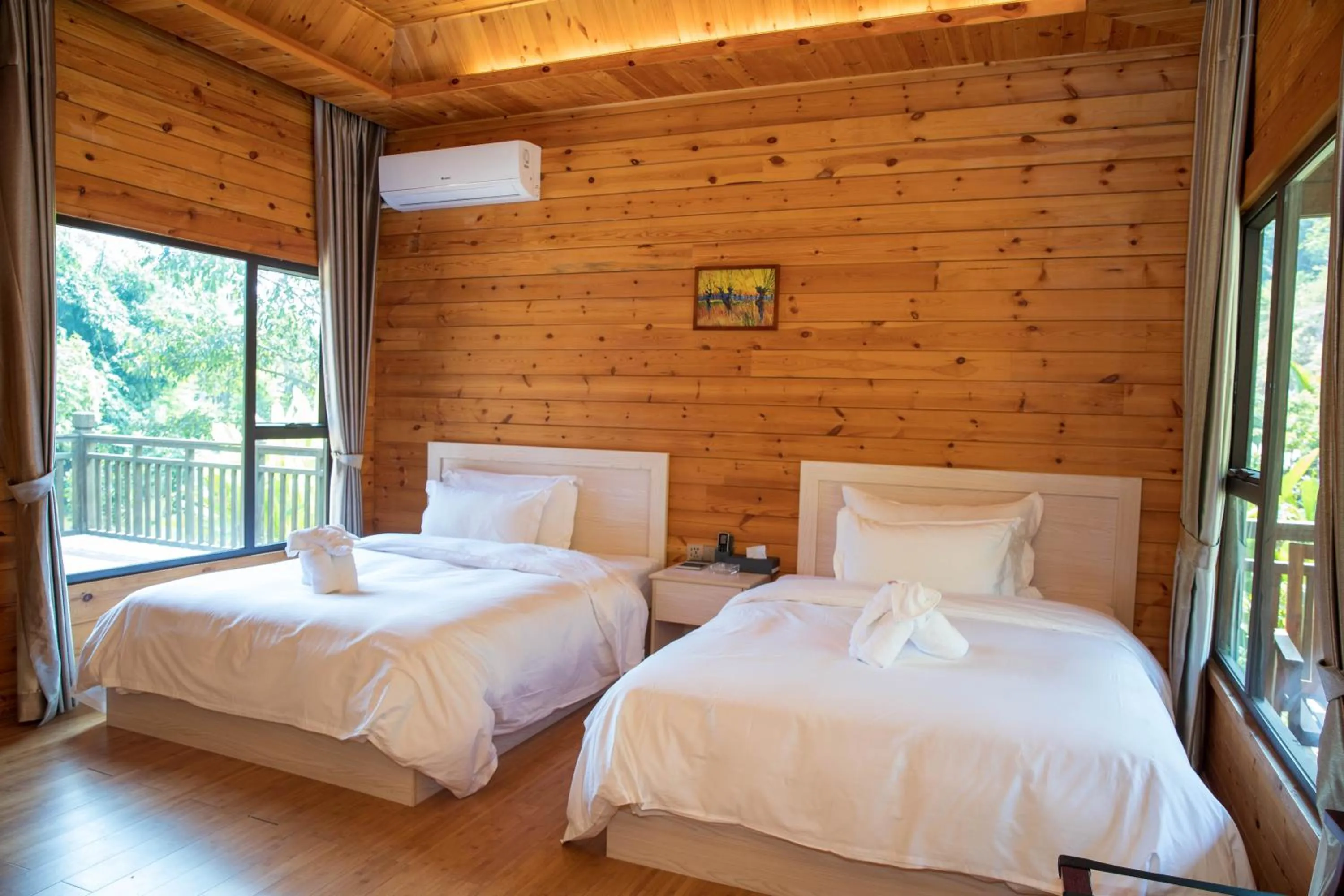 Bed in Dansavanh Namngum Resort