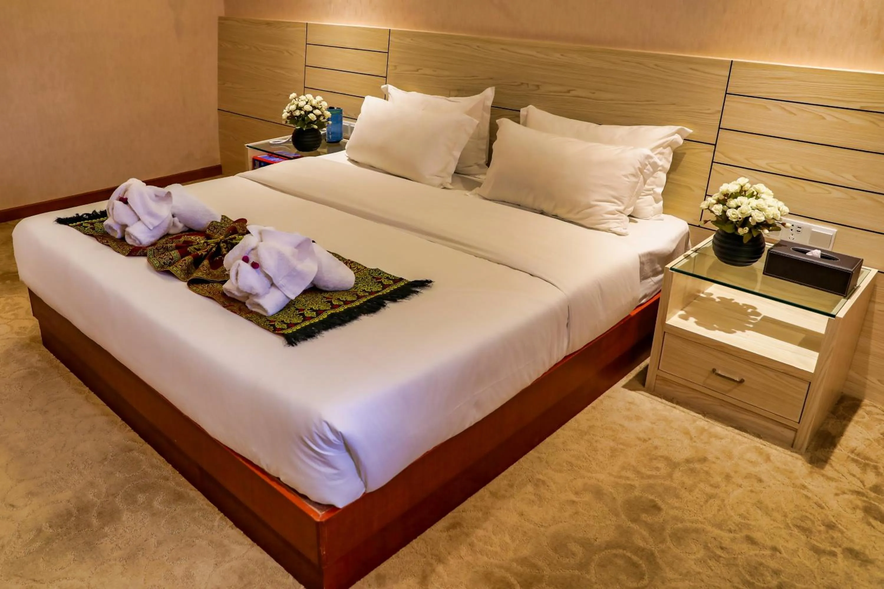 Bed in Dansavanh Namngum Resort