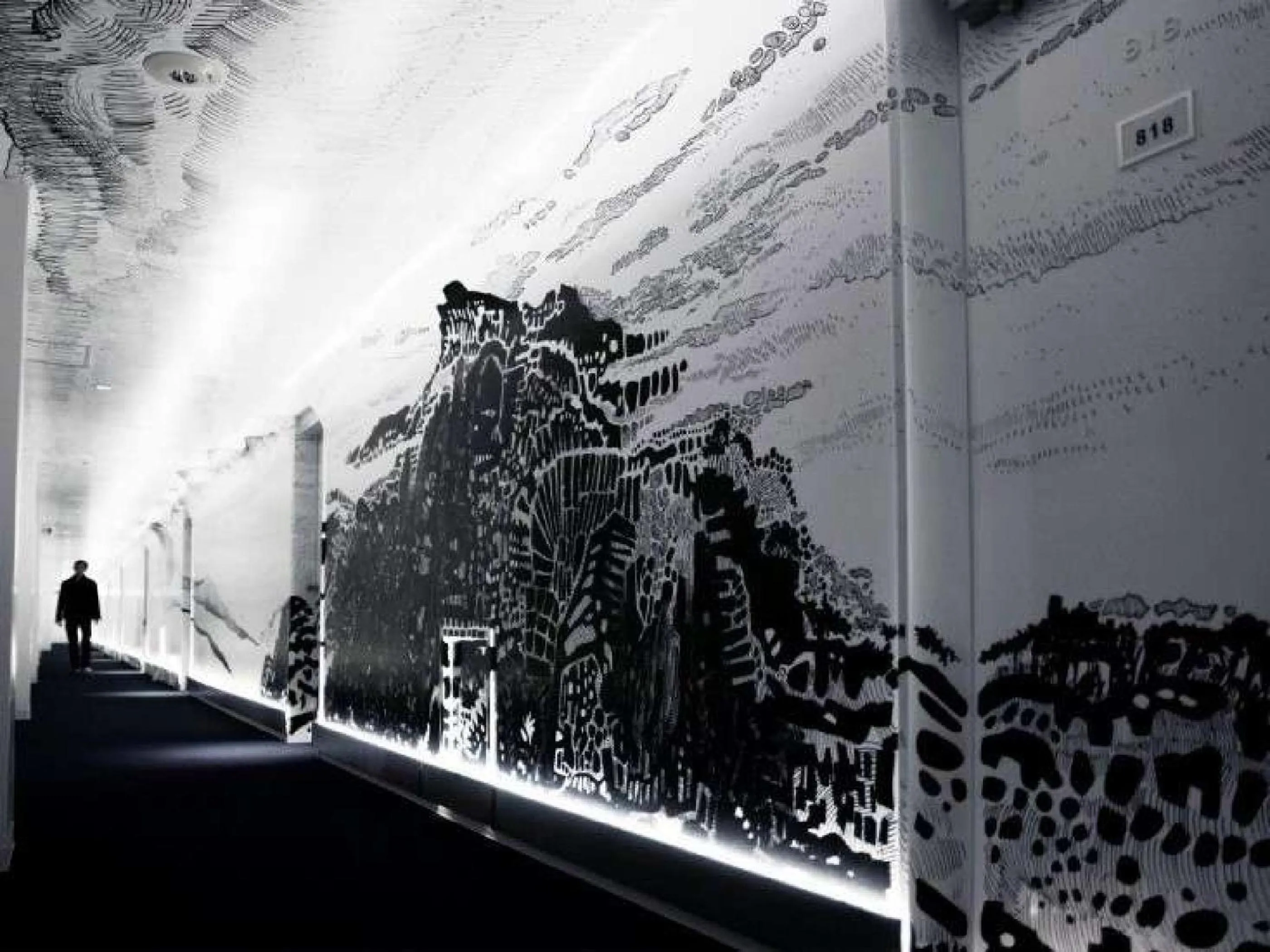 Decorative detail in Shodoshima International Hotel