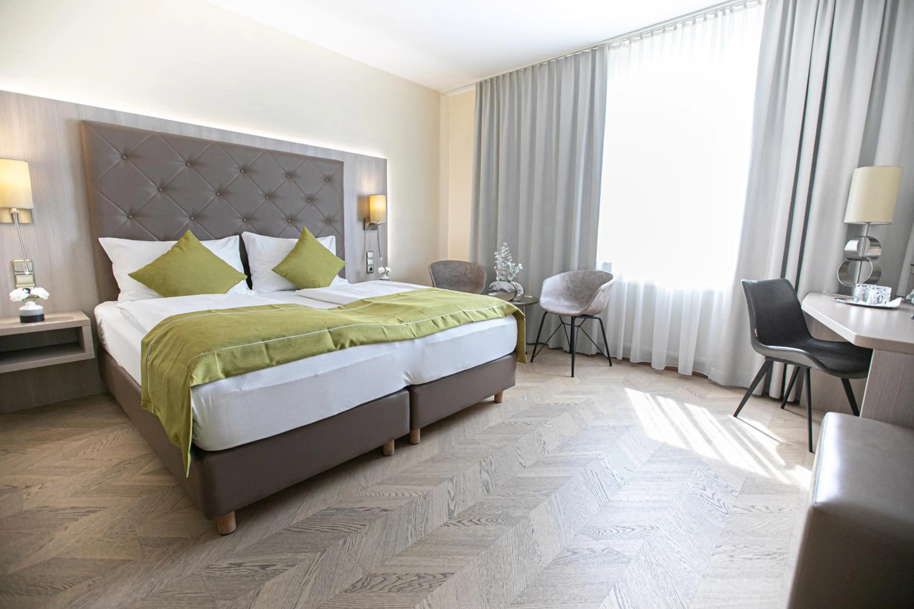 Photo of the whole room, Bed in Das Reinisch Hotel - near Vienna Airport