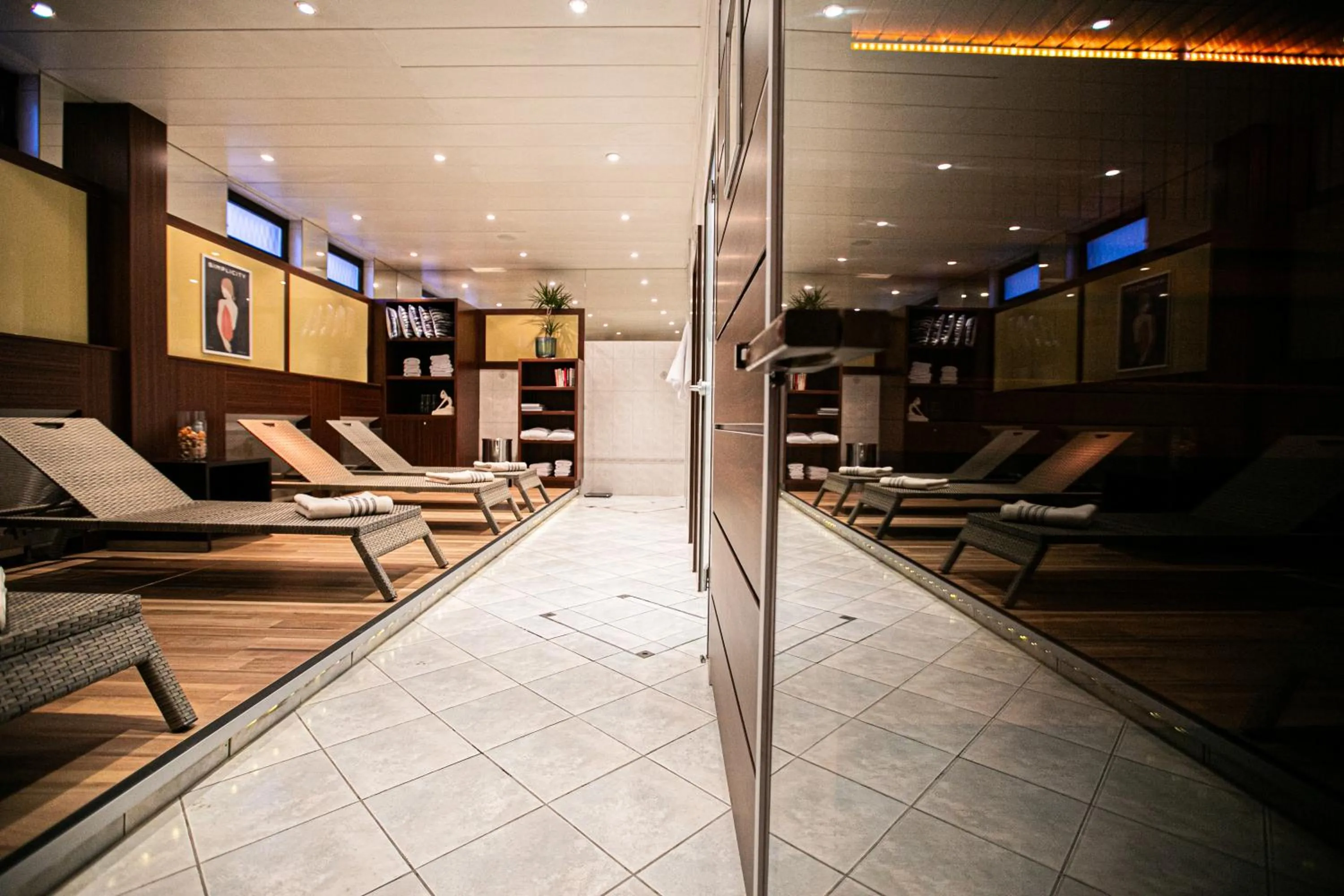 Sauna in Das Reinisch Hotel - near Vienna Airport