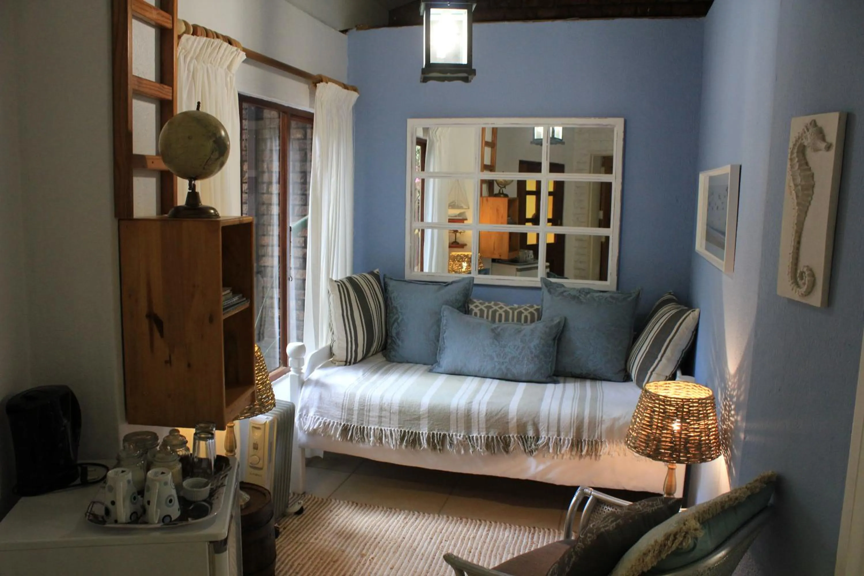 Living room, Bed in The Sabie Town House Guest Lodge