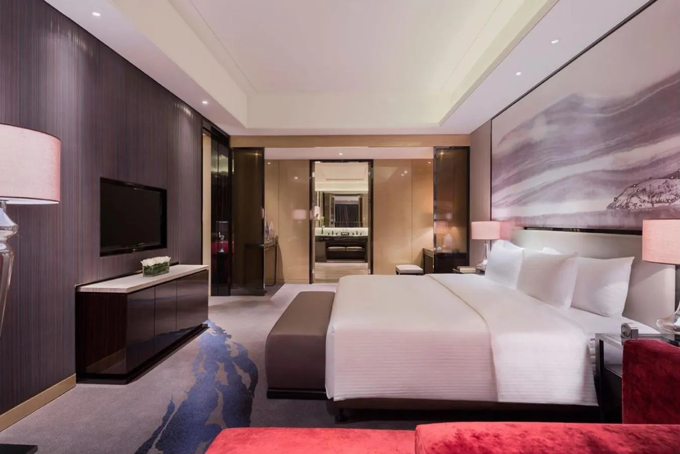TV and multimedia, Bed in Wanda Realm Wuhan