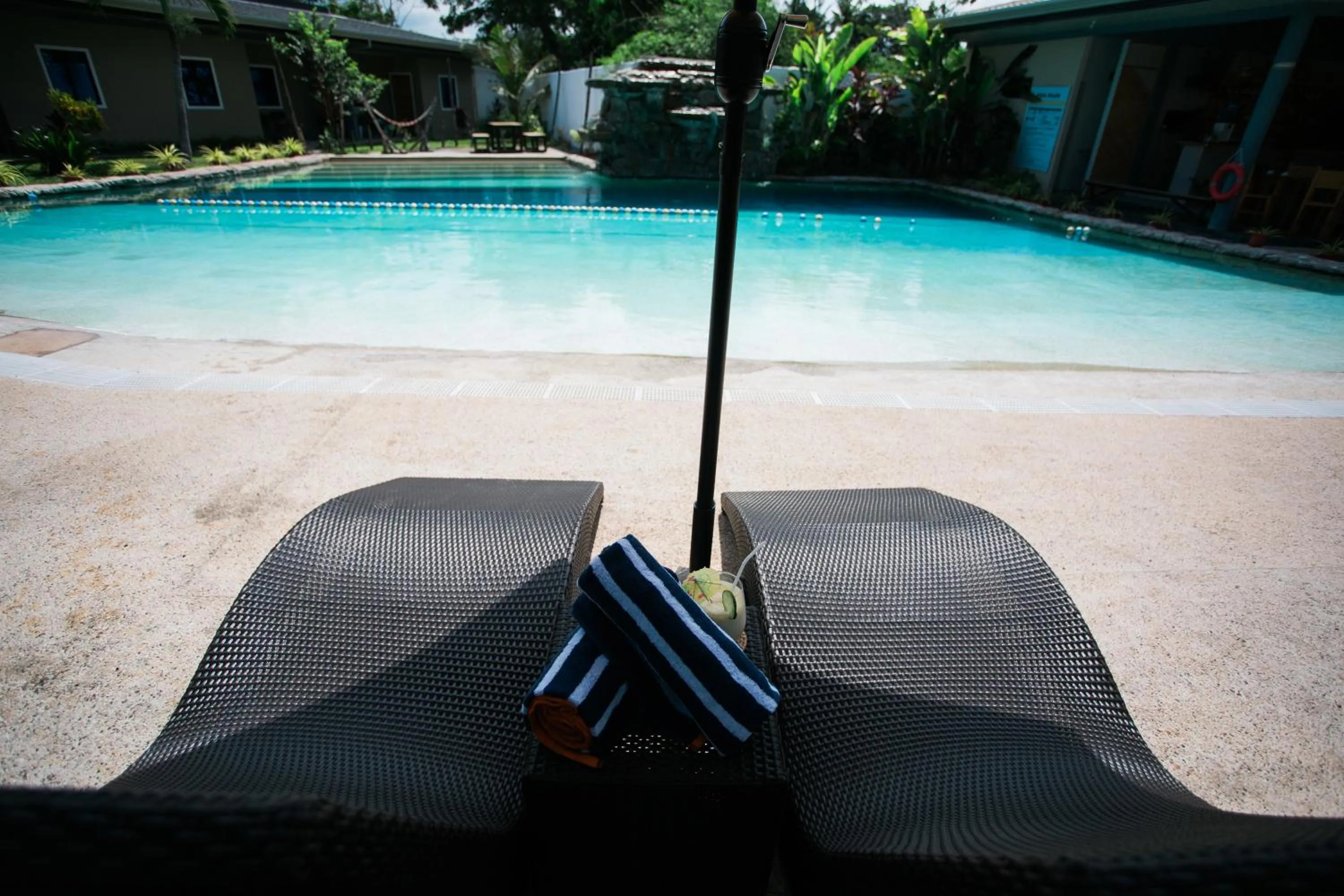 Pool view in Hidden Lagoon Resort