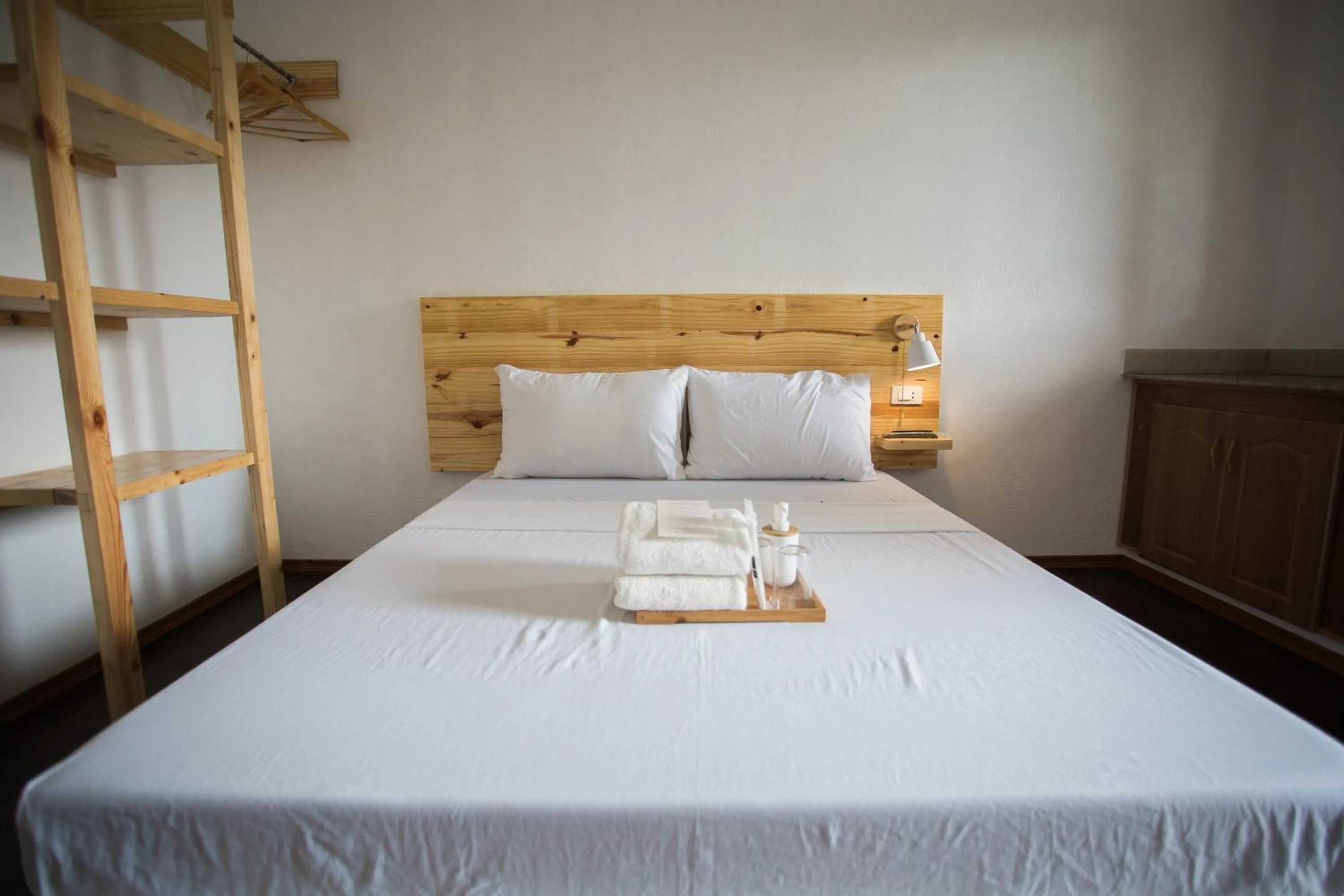 Bed in Hidden Lagoon Resort