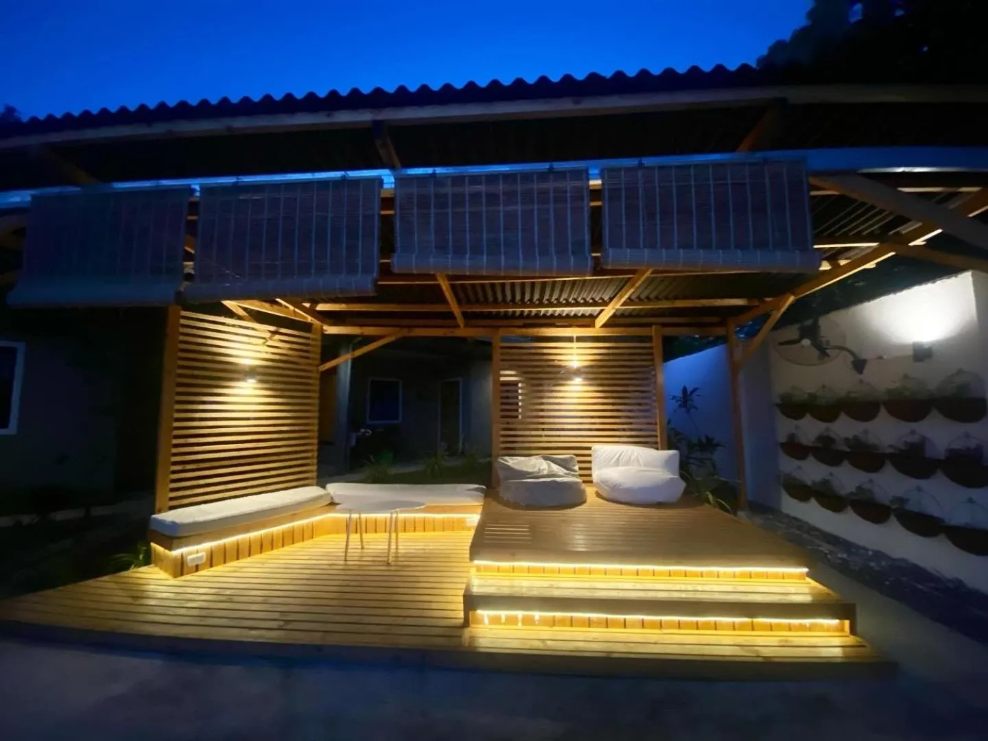 Seating area in Hidden Lagoon Resort