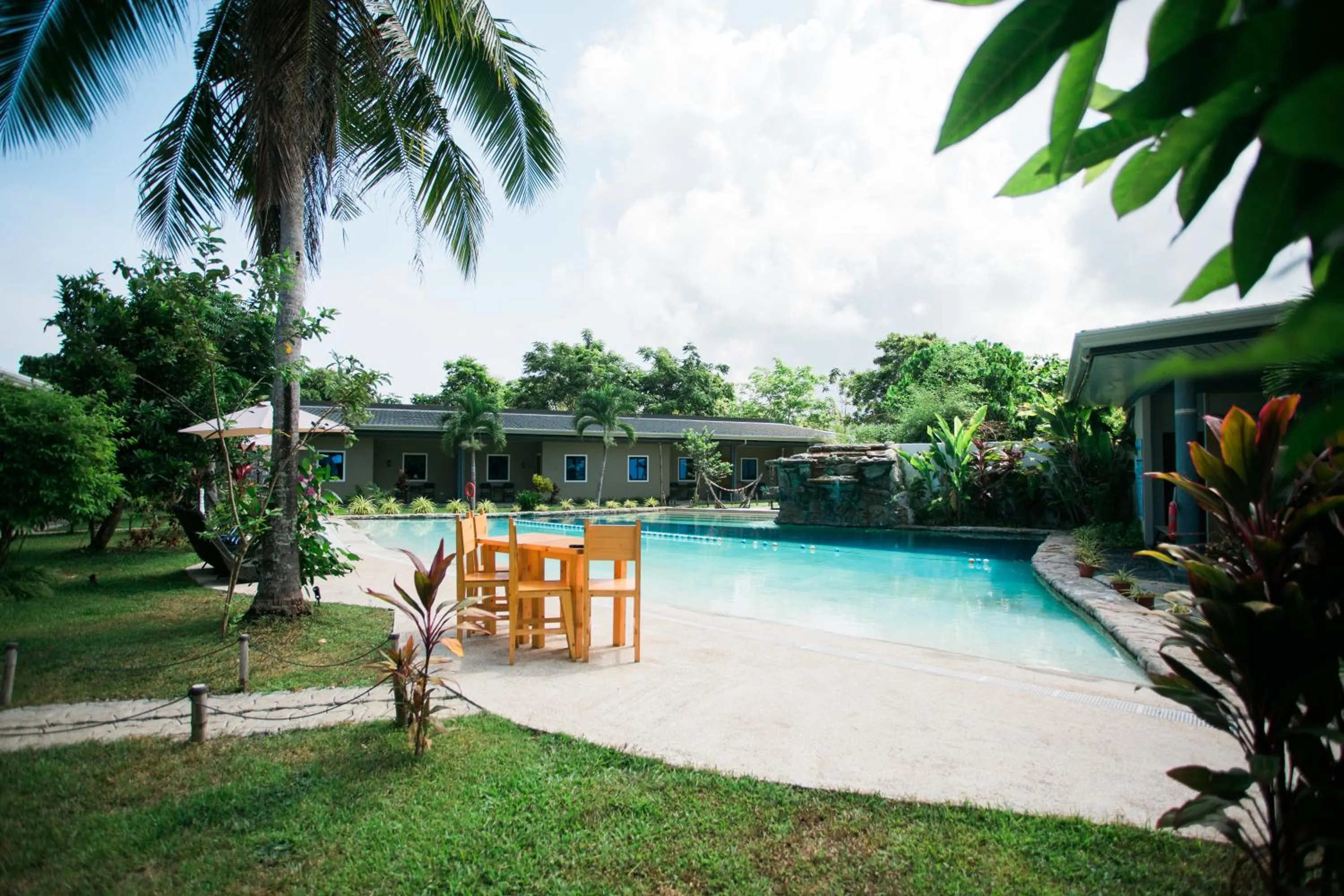 Garden in Hidden Lagoon Resort