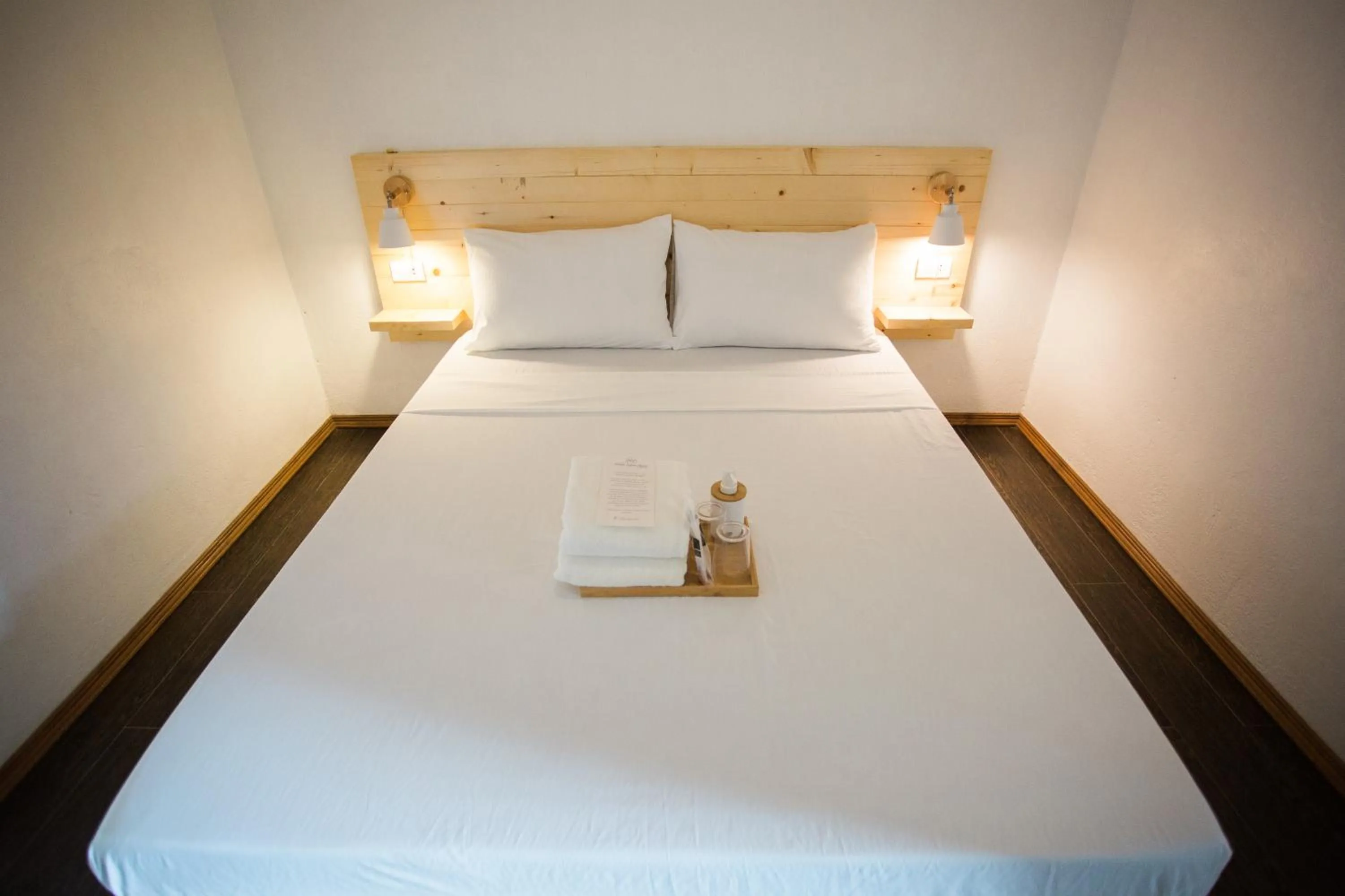 Bed in Hidden Lagoon Resort